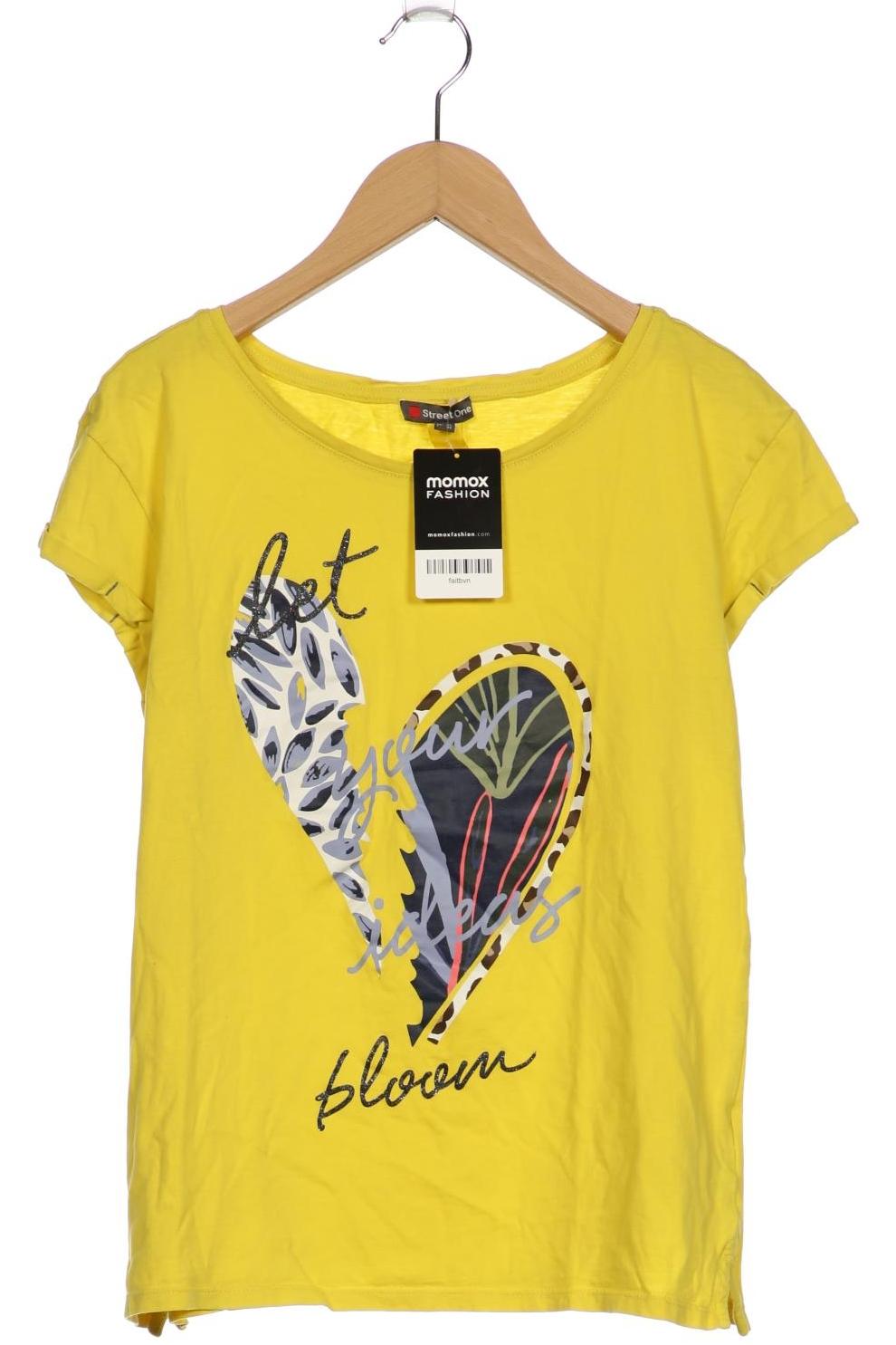 

Street One Damen T-Shirt, gelb, Gr. 32