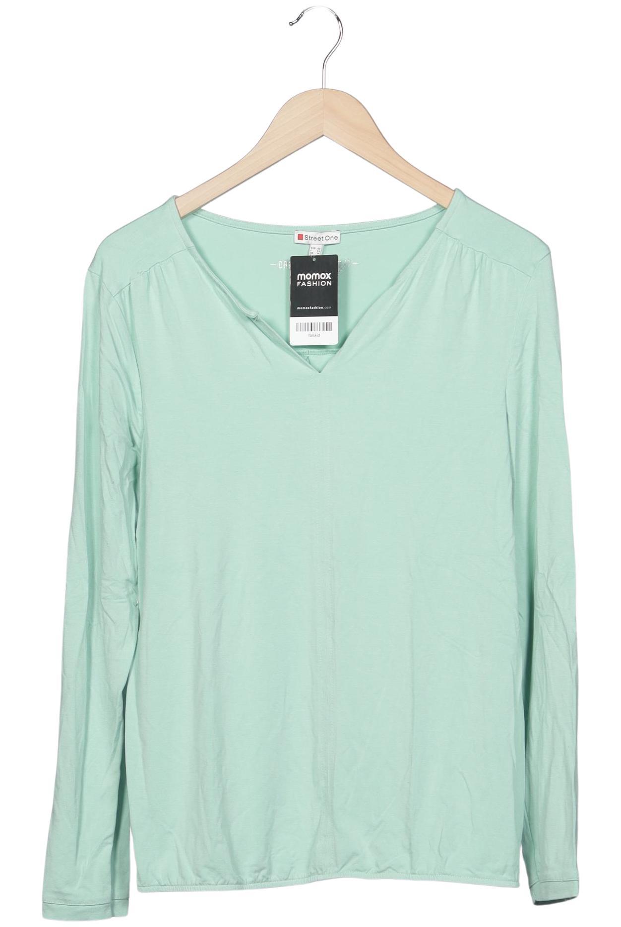 

Street One Damen Langarmshirt, hellgrün, Gr. 40