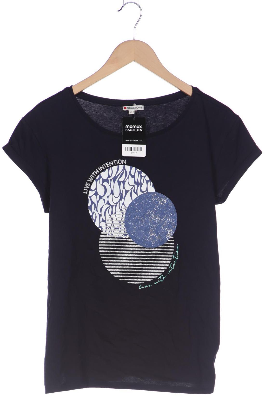 

Street One Damen T-Shirt, marineblau, Gr. 40