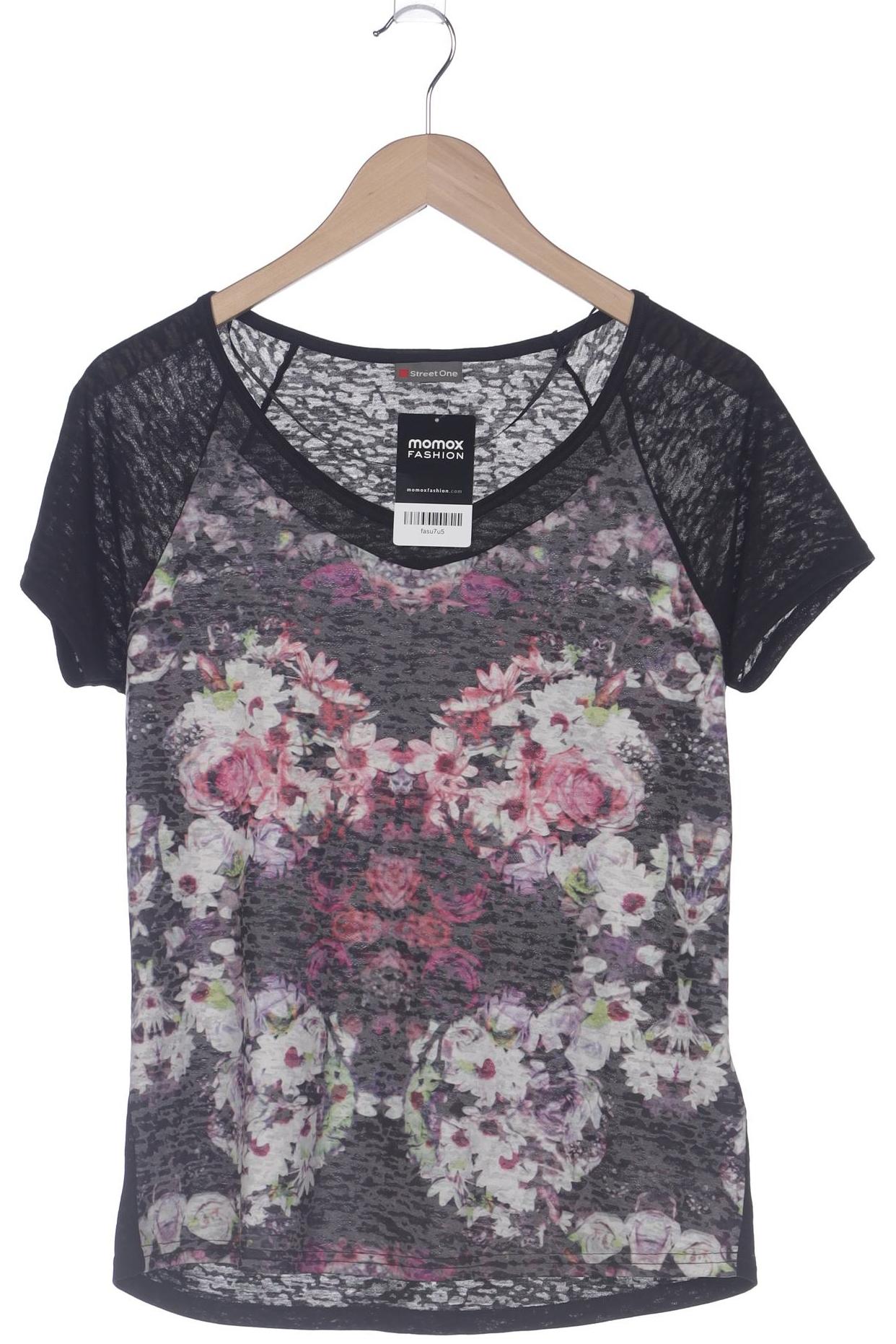 

Street One Damen T-Shirt, schwarz, Gr. 38