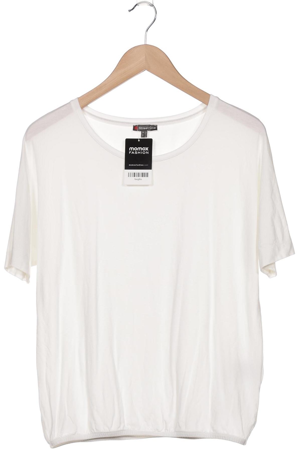 

Street One Damen T-Shirt, weiß, Gr. 38