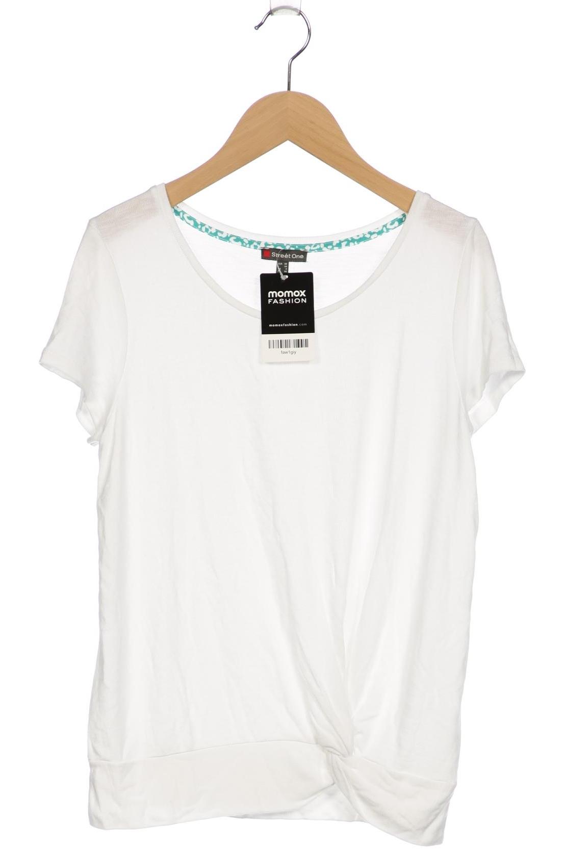 

Street One Damen T-Shirt, weiß, Gr. 34
