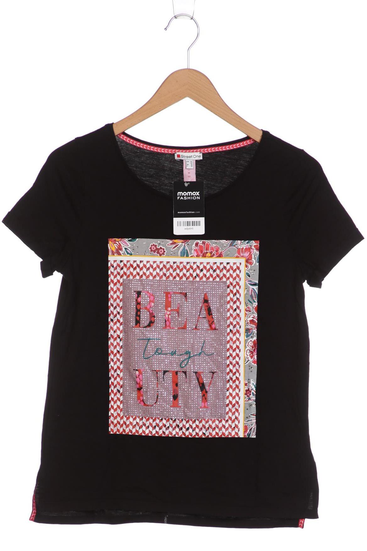 

Street One Damen T-Shirt, schwarz, Gr. 36