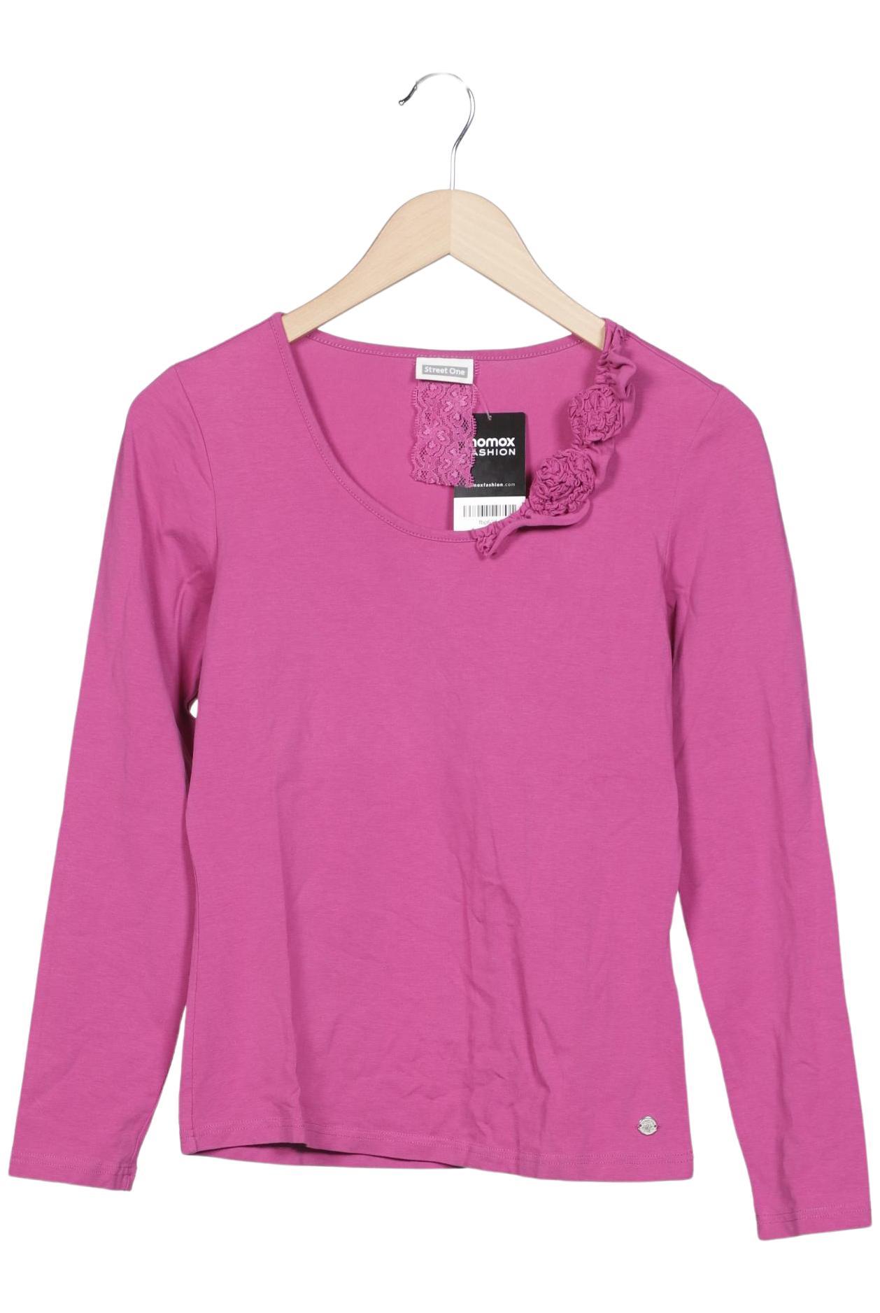 

Street One Damen Langarmshirt, pink, Gr. 38