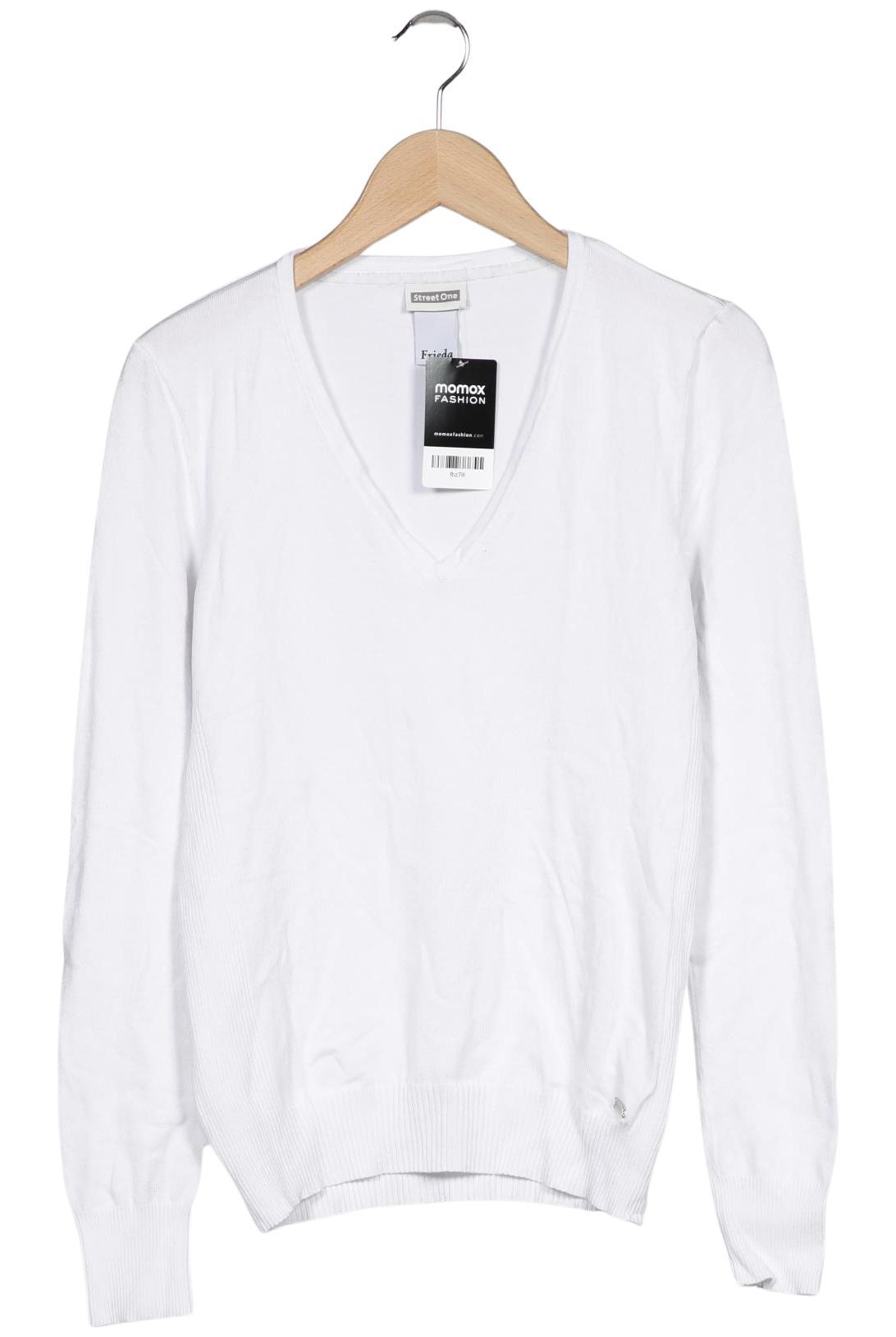 

Street One Damen Pullover, weiß, Gr. 40