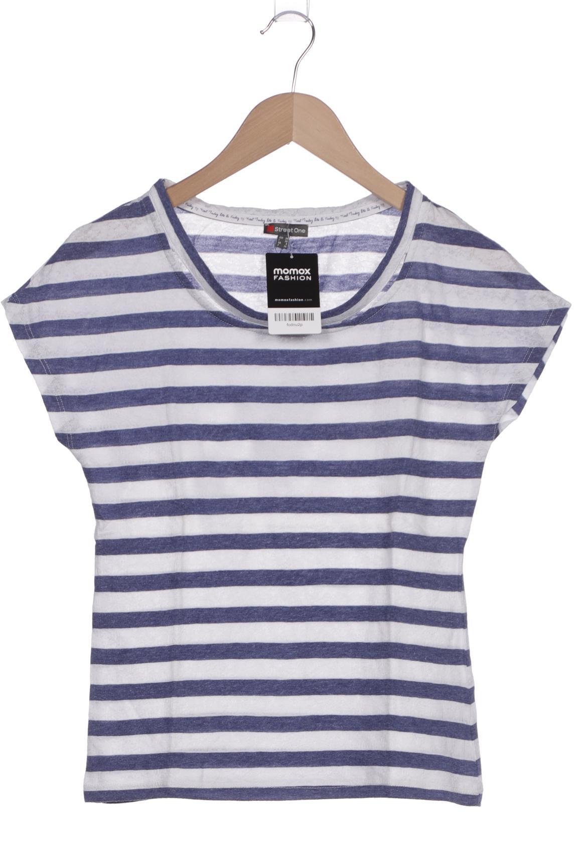 

Street One Damen T-Shirt, blau, Gr. 34