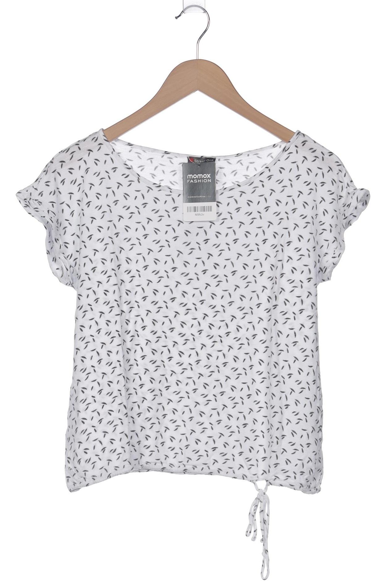 

Street One Damen T-Shirt, weiß, Gr. 40