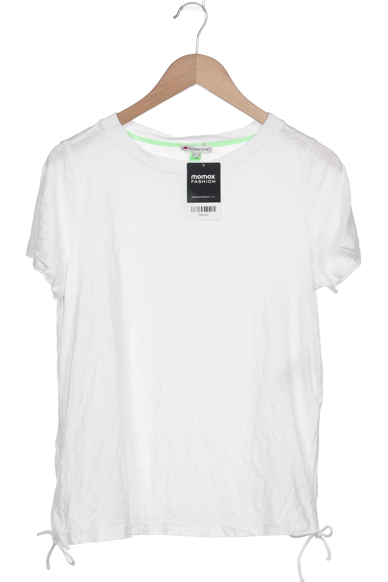

Street One Damen T-Shirt, weiß, Gr. 38