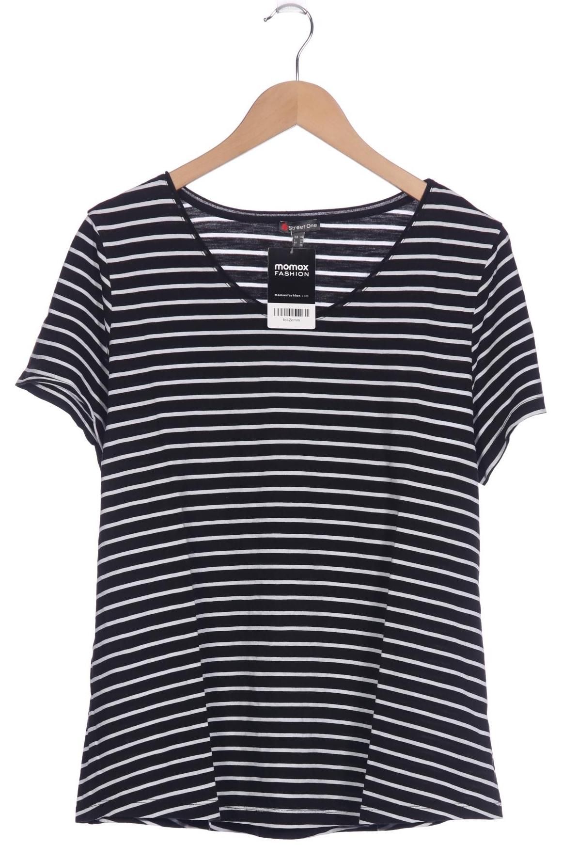 

Street One Damen T-Shirt, schwarz, Gr. 46
