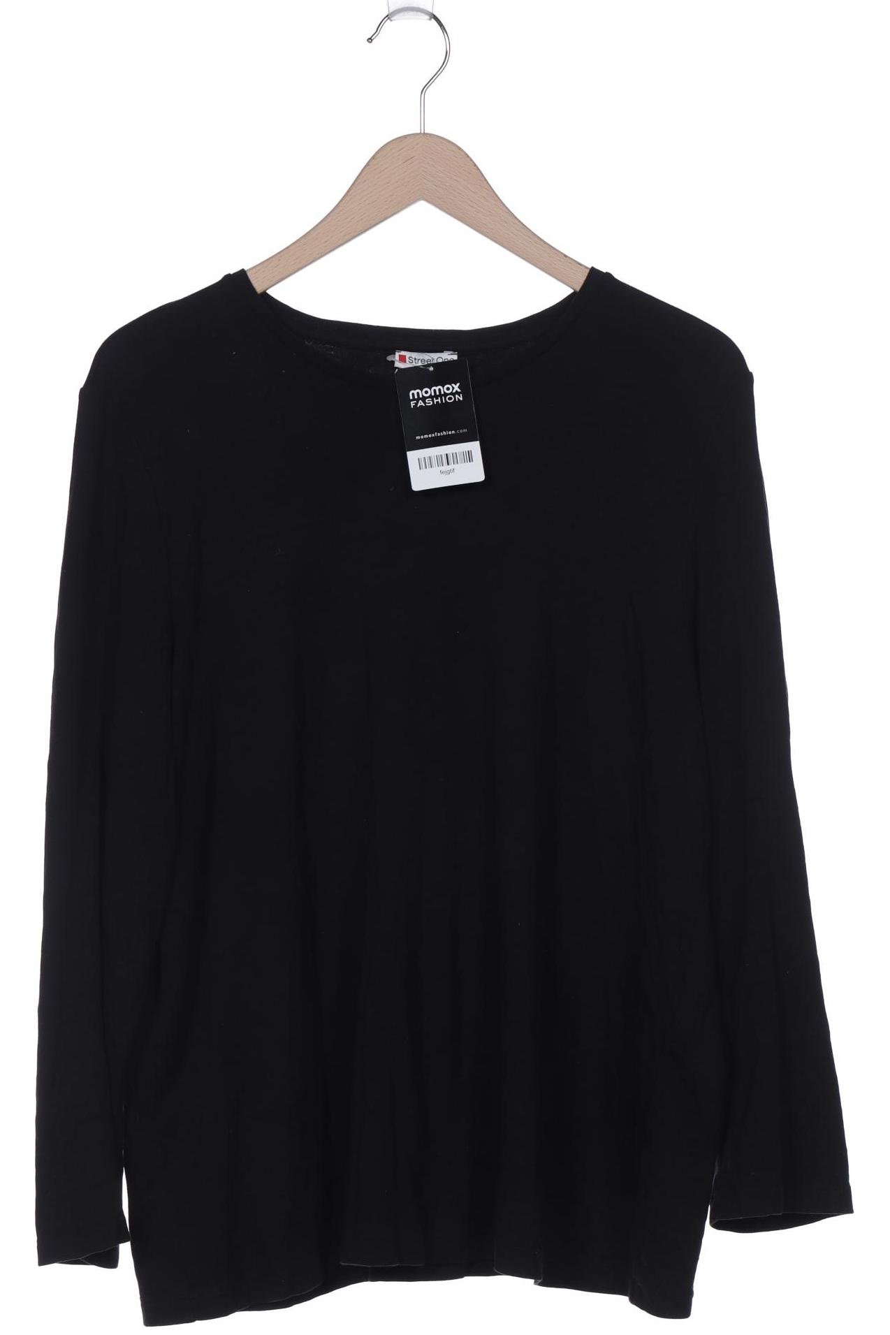

Street One Damen Langarmshirt, schwarz, Gr. 46