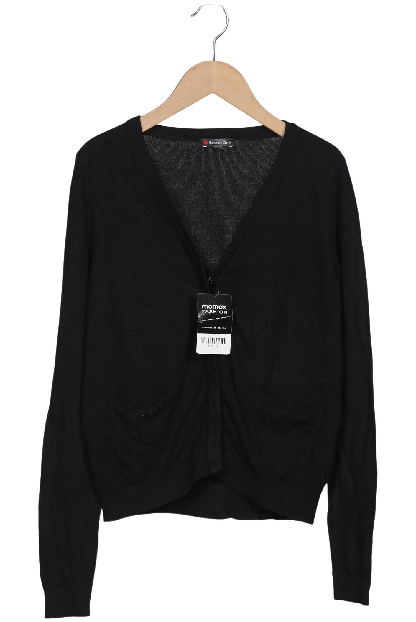 

Street One Damen Strickjacke, schwarz, Gr. 36