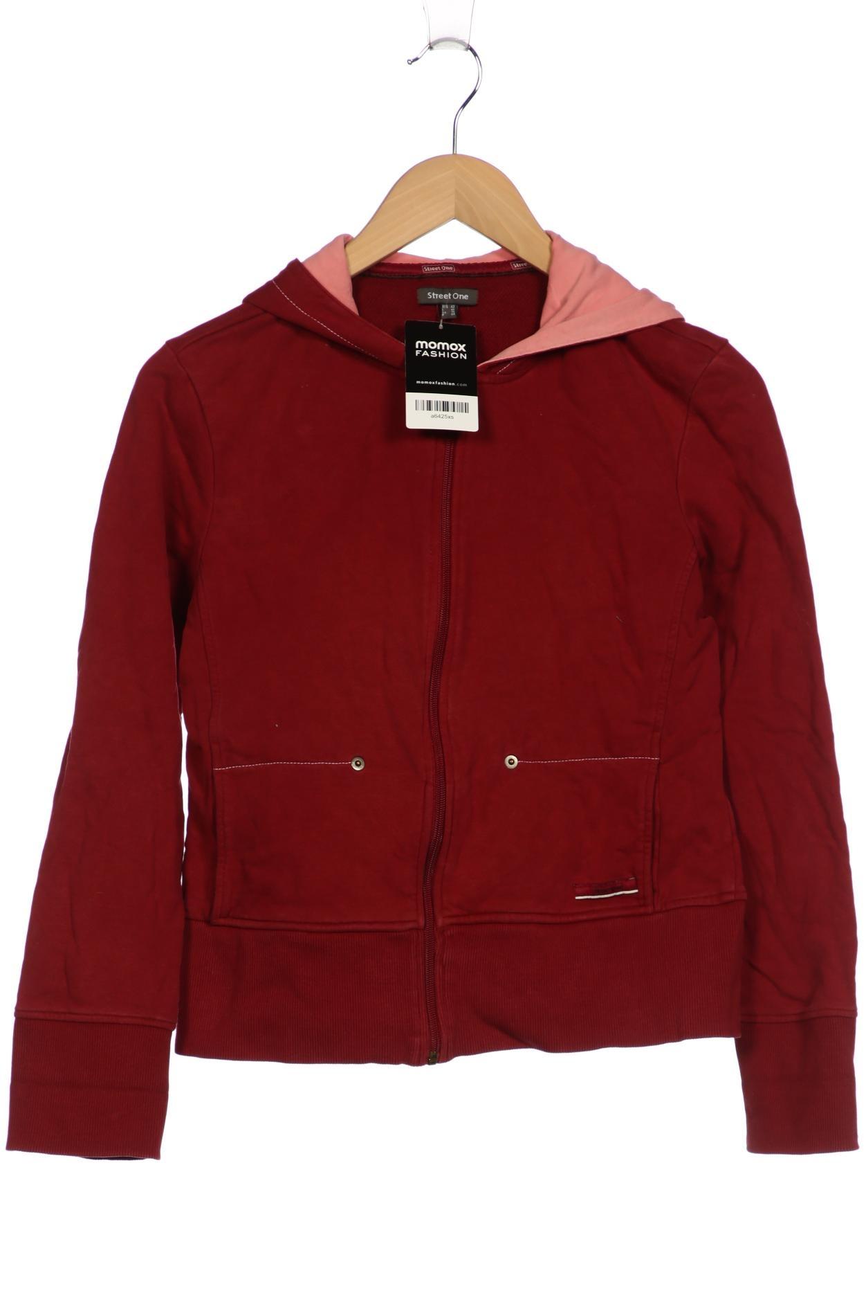 

Street One Damen Kapuzenpullover, bordeaux, Gr. 42