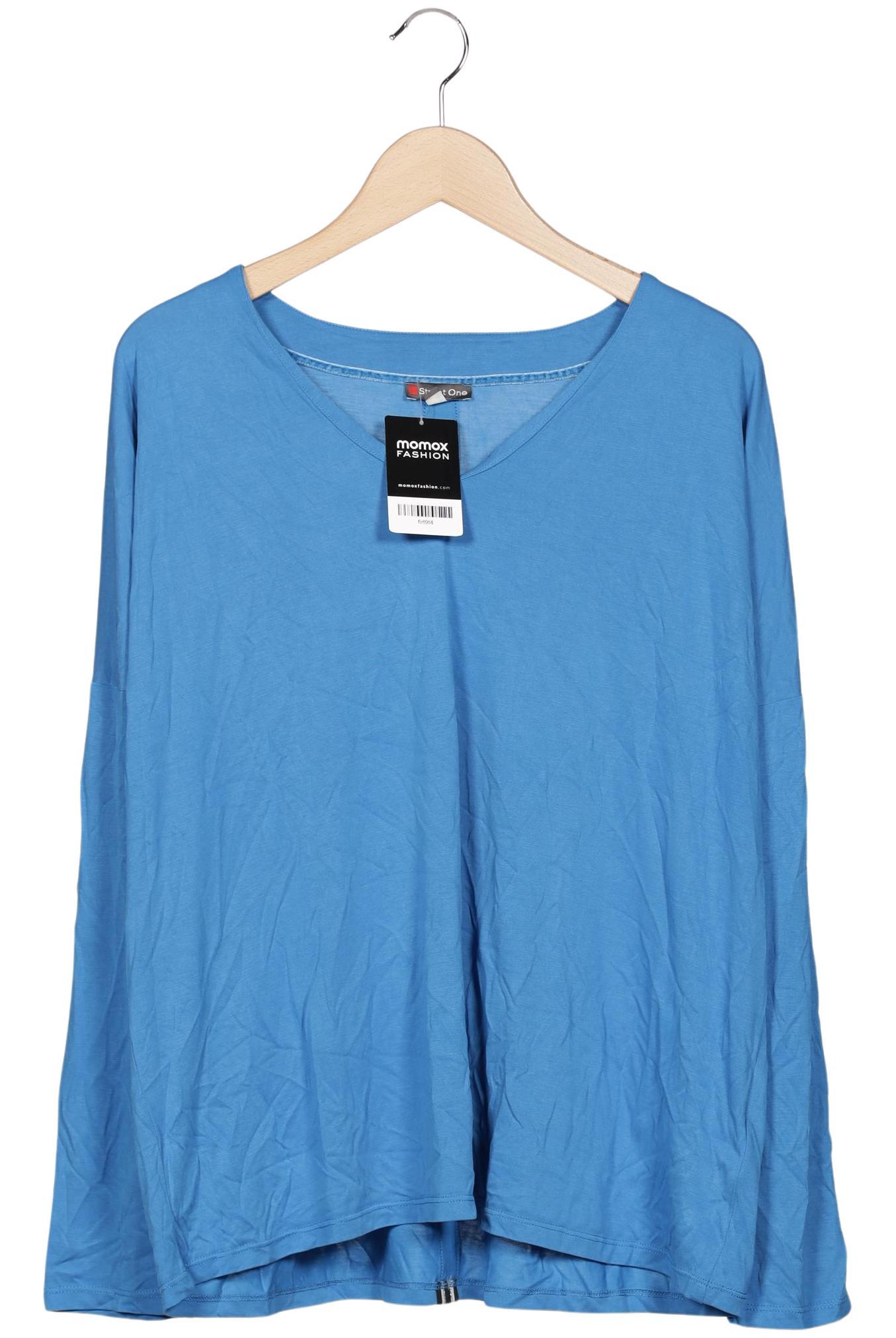 

Street One Damen Langarmshirt, blau, Gr. 46