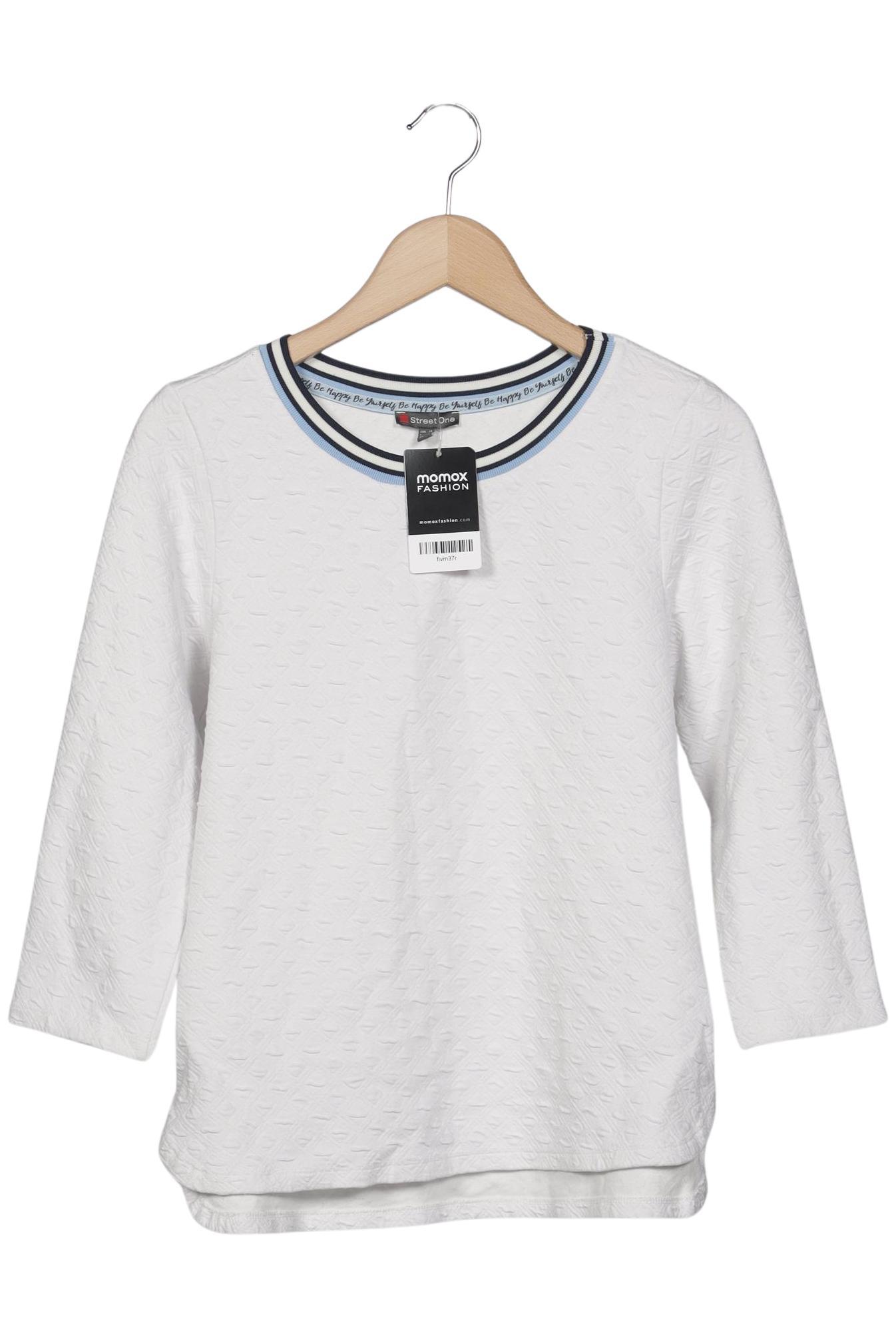 

Street One Damen Langarmshirt, weiß, Gr. 34