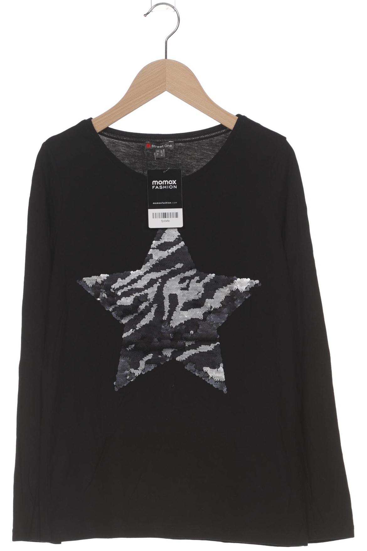 

Street One Damen Langarmshirt, schwarz, Gr. 34