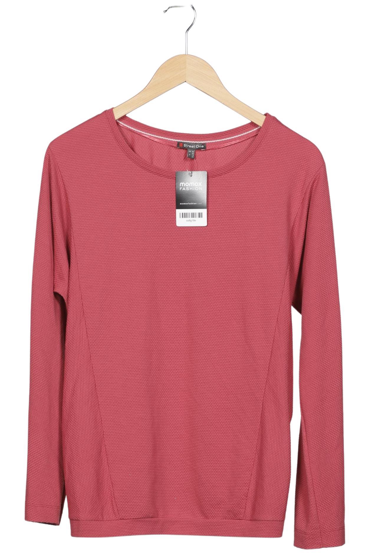 

Street One Damen Langarmshirt, pink, Gr. 40