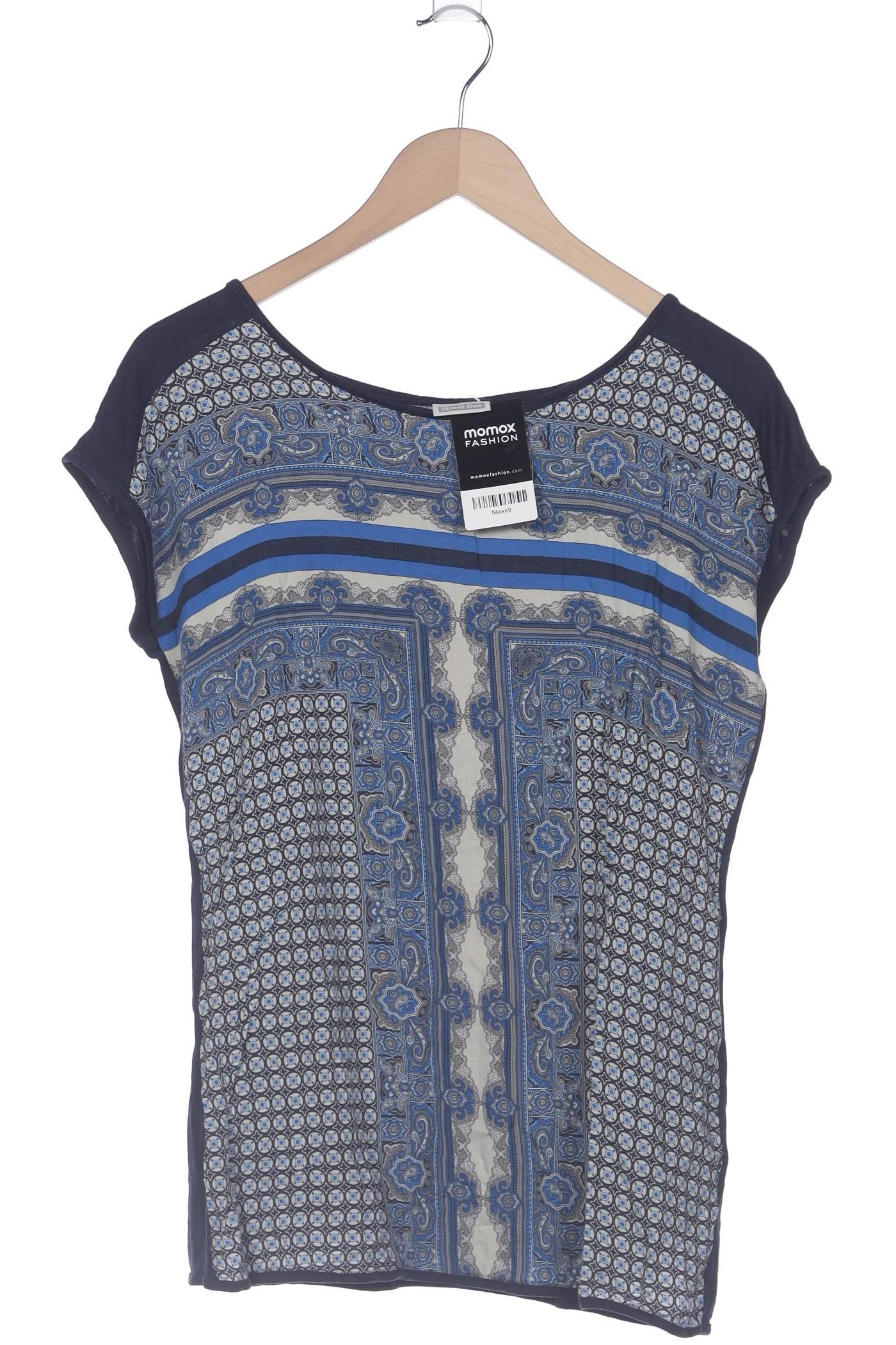 

Street One Damen T-Shirt, blau, Gr. 38
