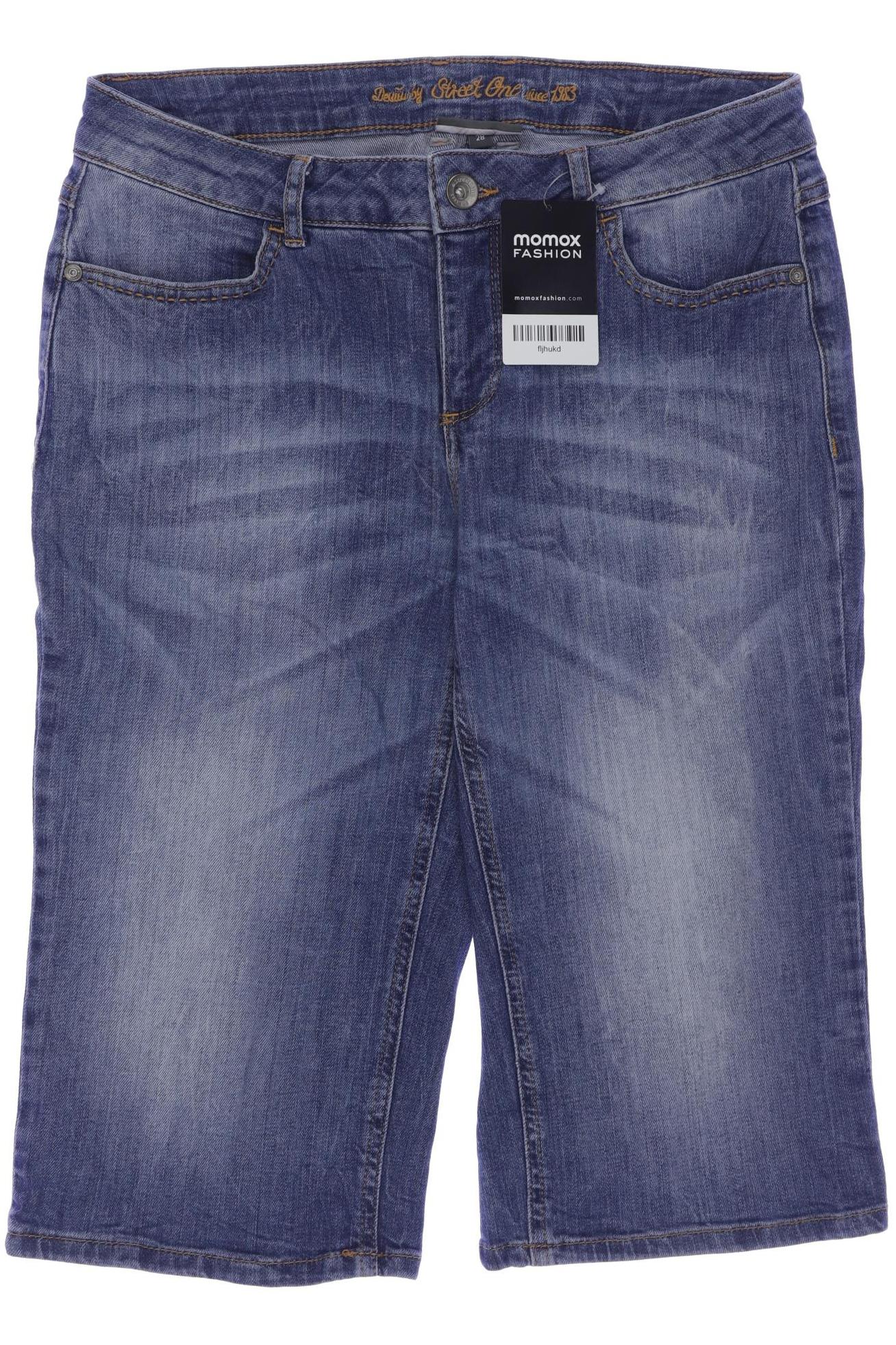 

Street One Damen Shorts, blau, Gr. 28