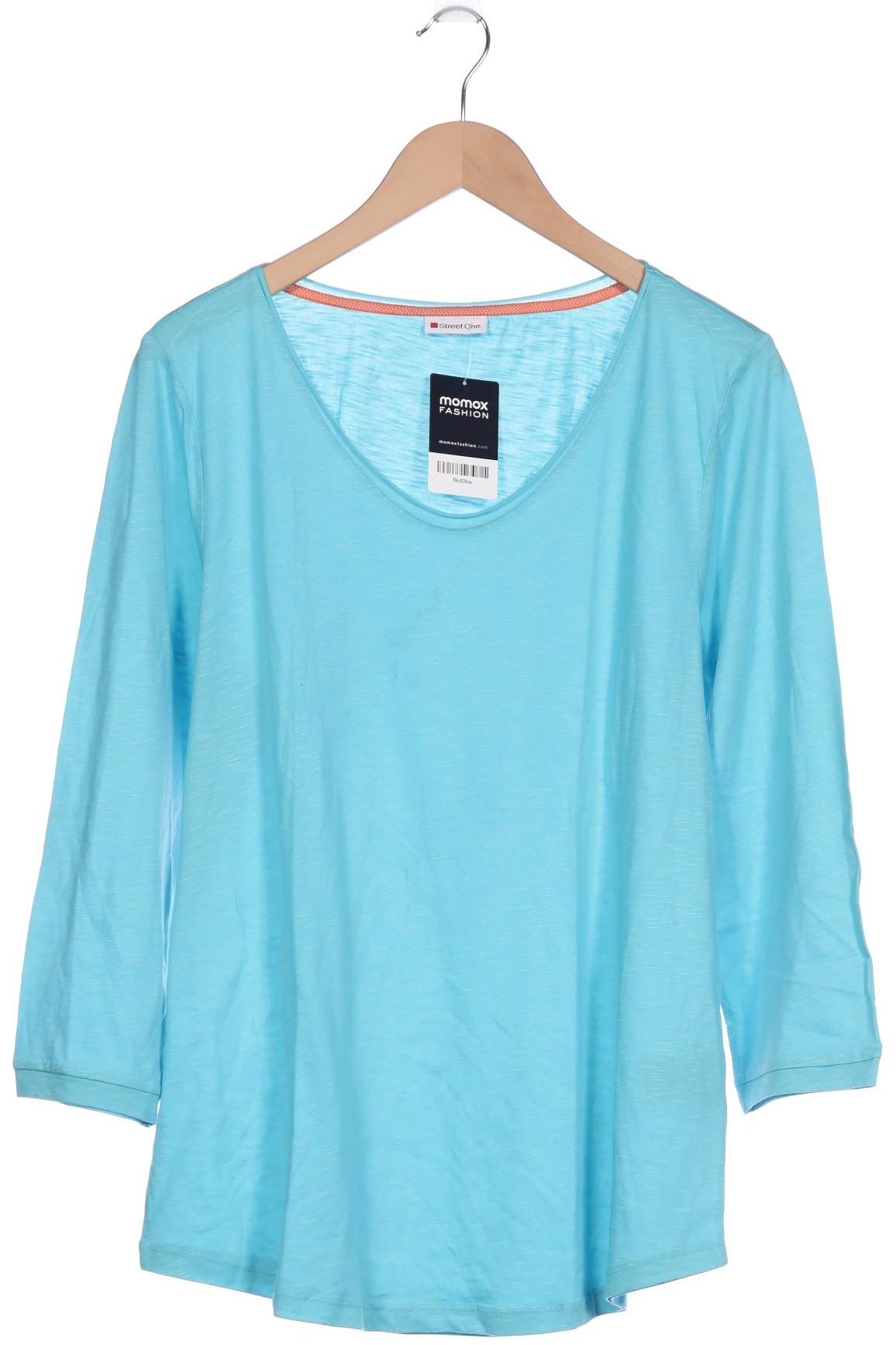 

Street One Damen Langarmshirt, türkis, Gr. 44