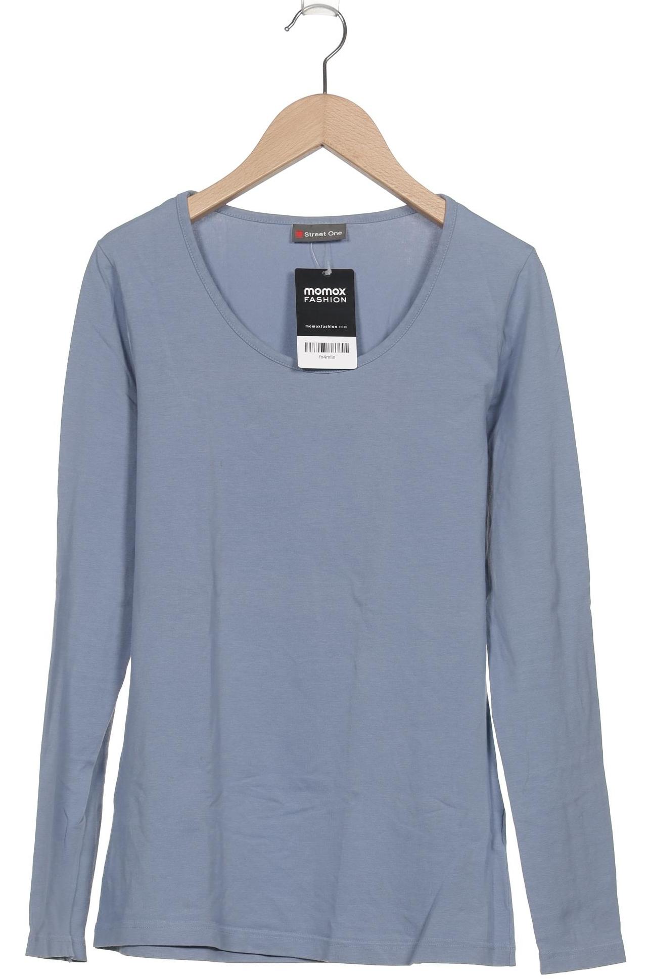 

Street One Damen Langarmshirt, blau, Gr. 36