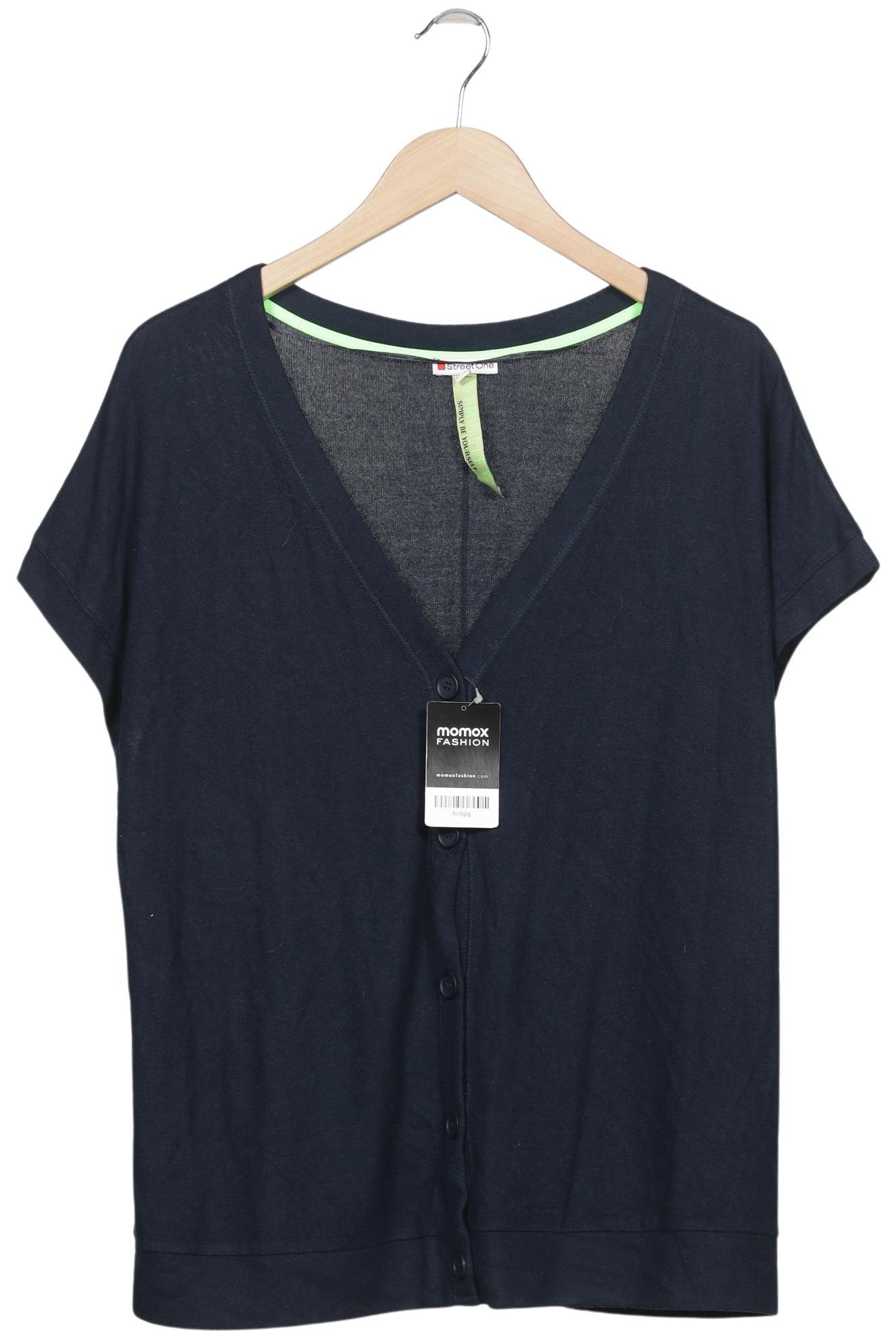 

Street One Damen Strickjacke, marineblau, Gr. 42