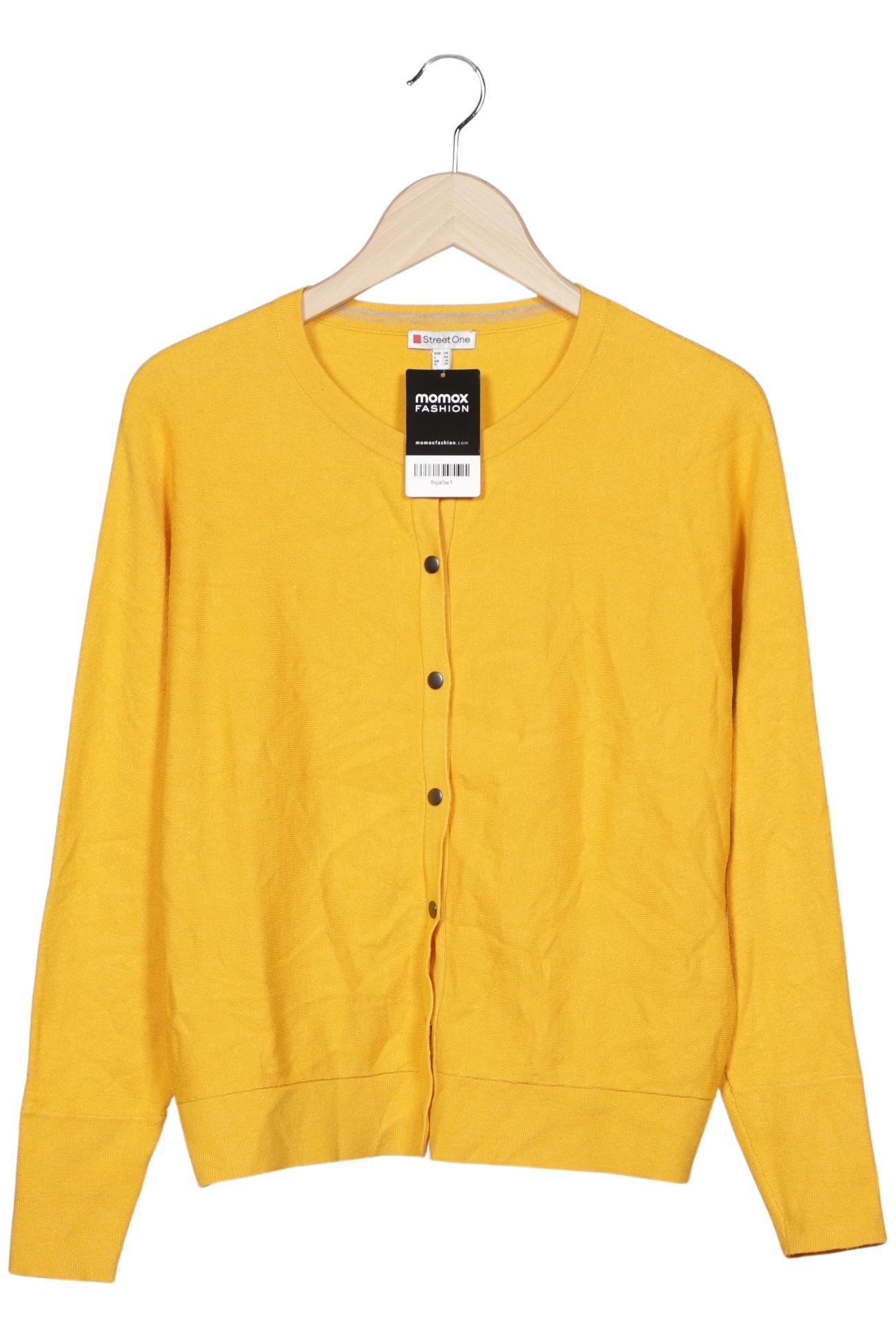 

Street One Damen Strickjacke, gelb, Gr. 36