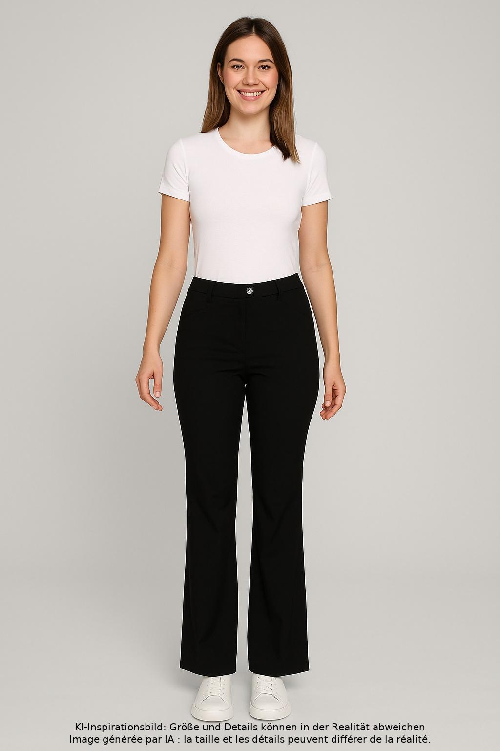 

Street One Damen Stoffhose, schwarz, Gr. 42