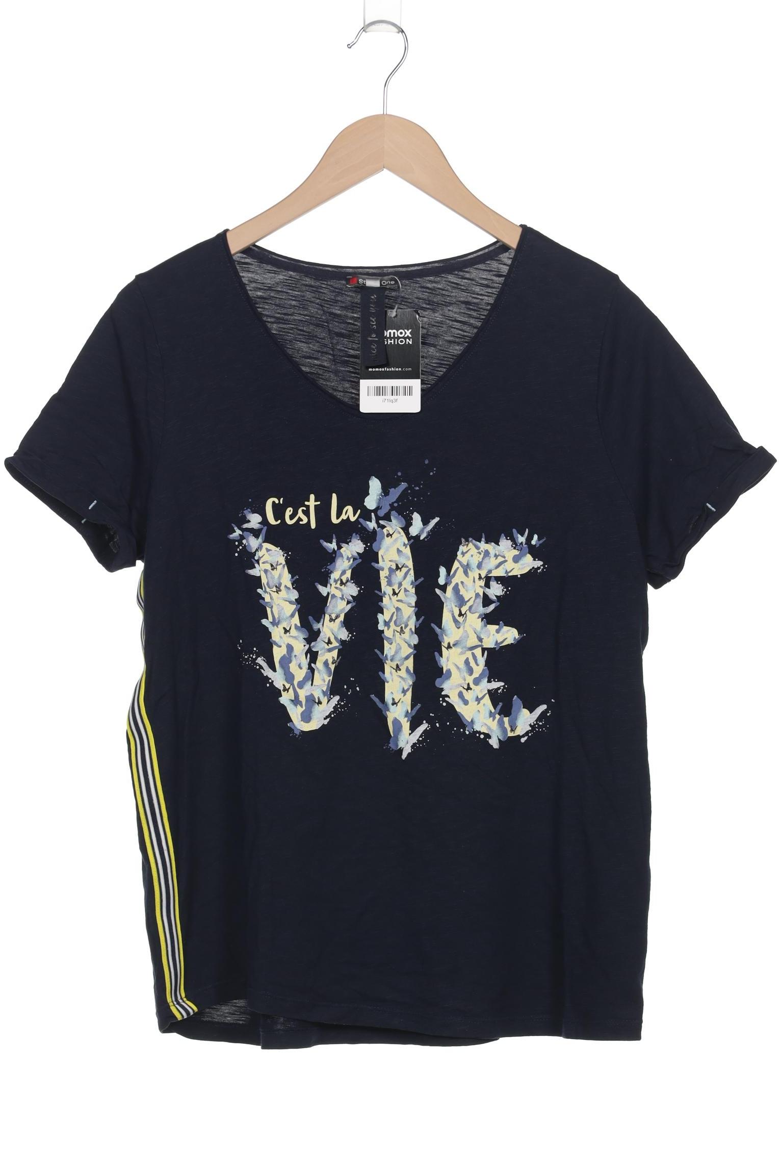 

Street One Damen T-Shirt, marineblau, Gr. 42