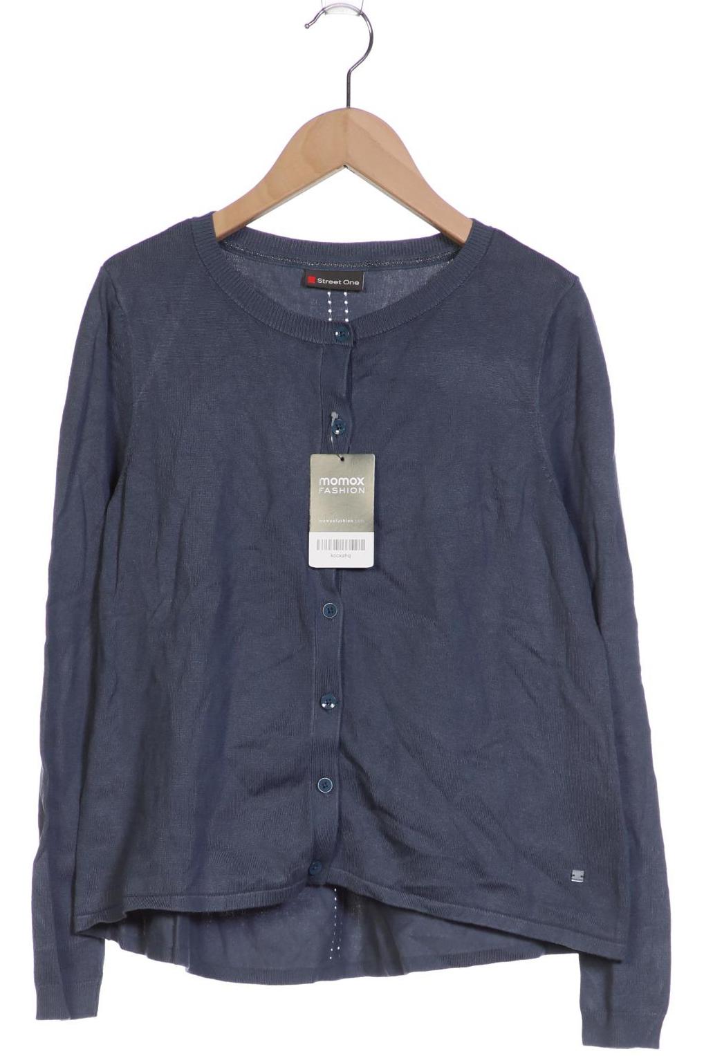 

Street One Damen Strickjacke, blau, Gr. 34