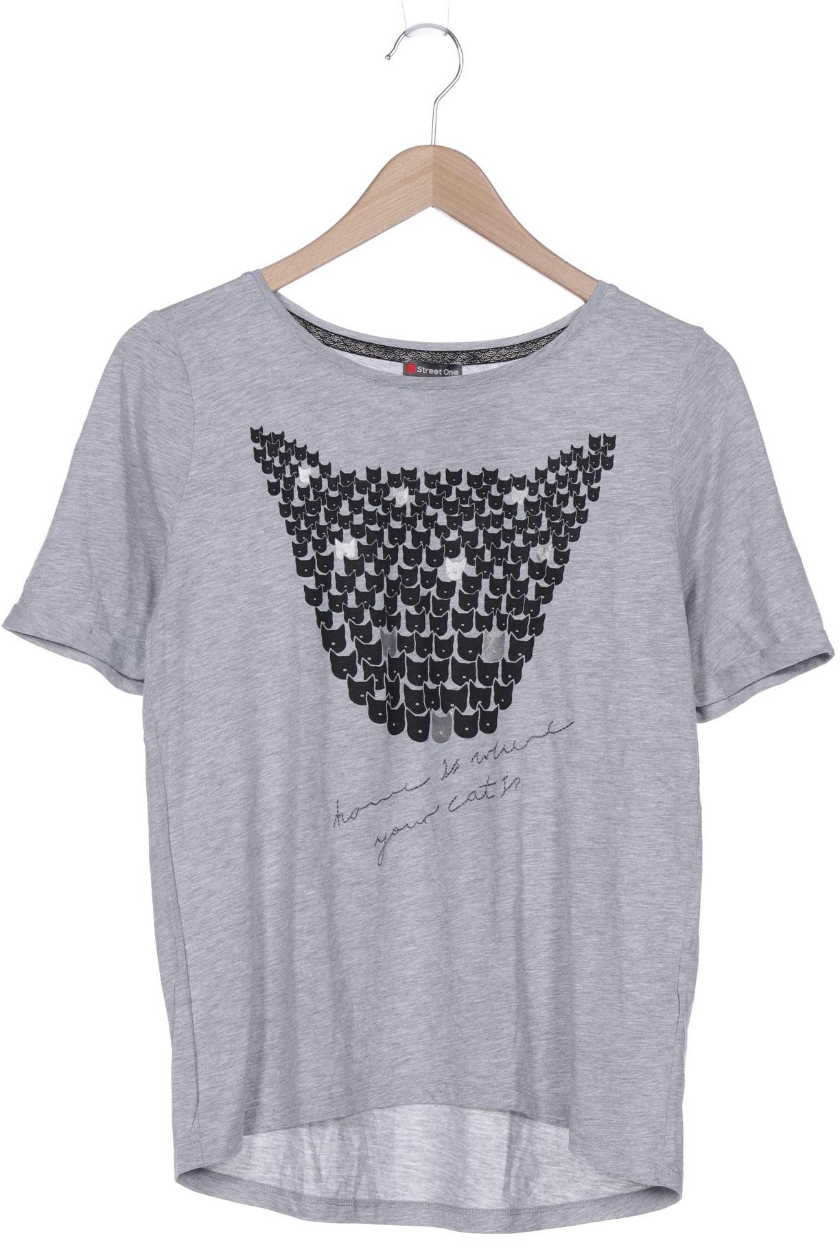 

Street One Damen T-Shirt, grau, Gr. 38