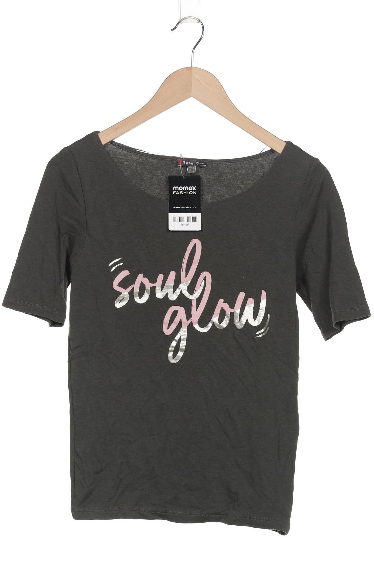 

Street One Damen T-Shirt, grün, Gr. 36