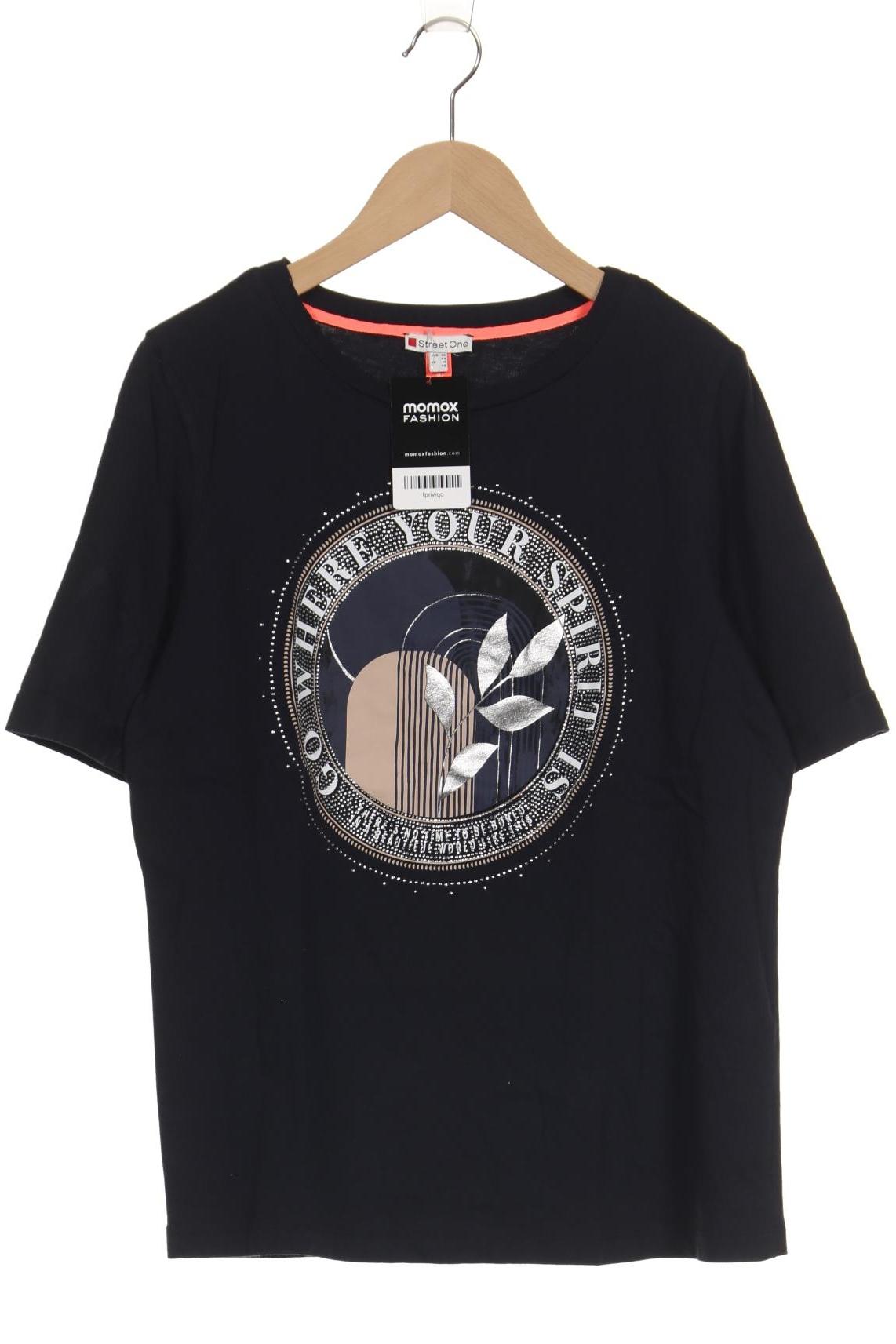 

Street One Damen T-Shirt, marineblau, Gr. 40