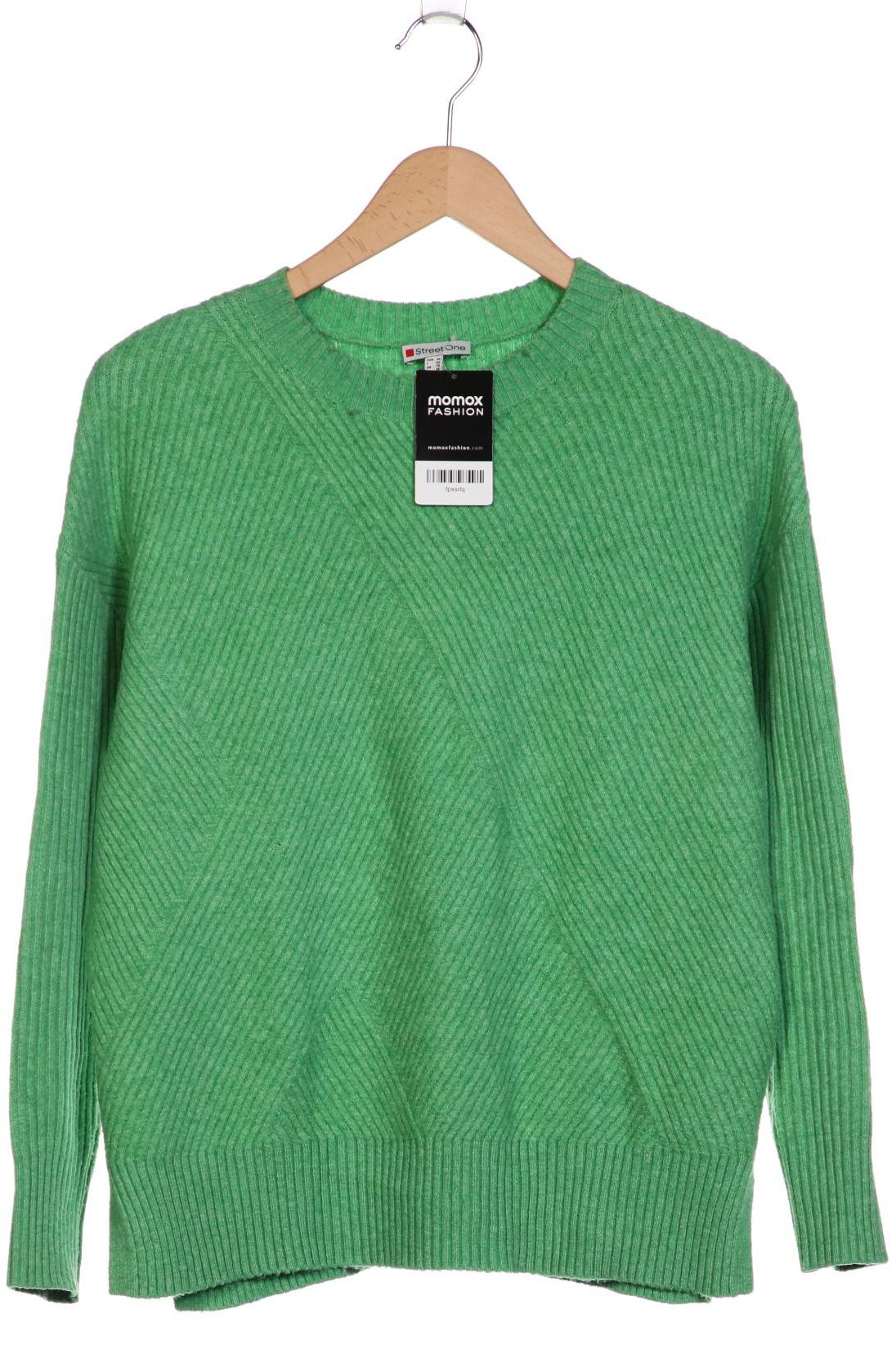 

Street One Damen Pullover, grün, Gr. 36
