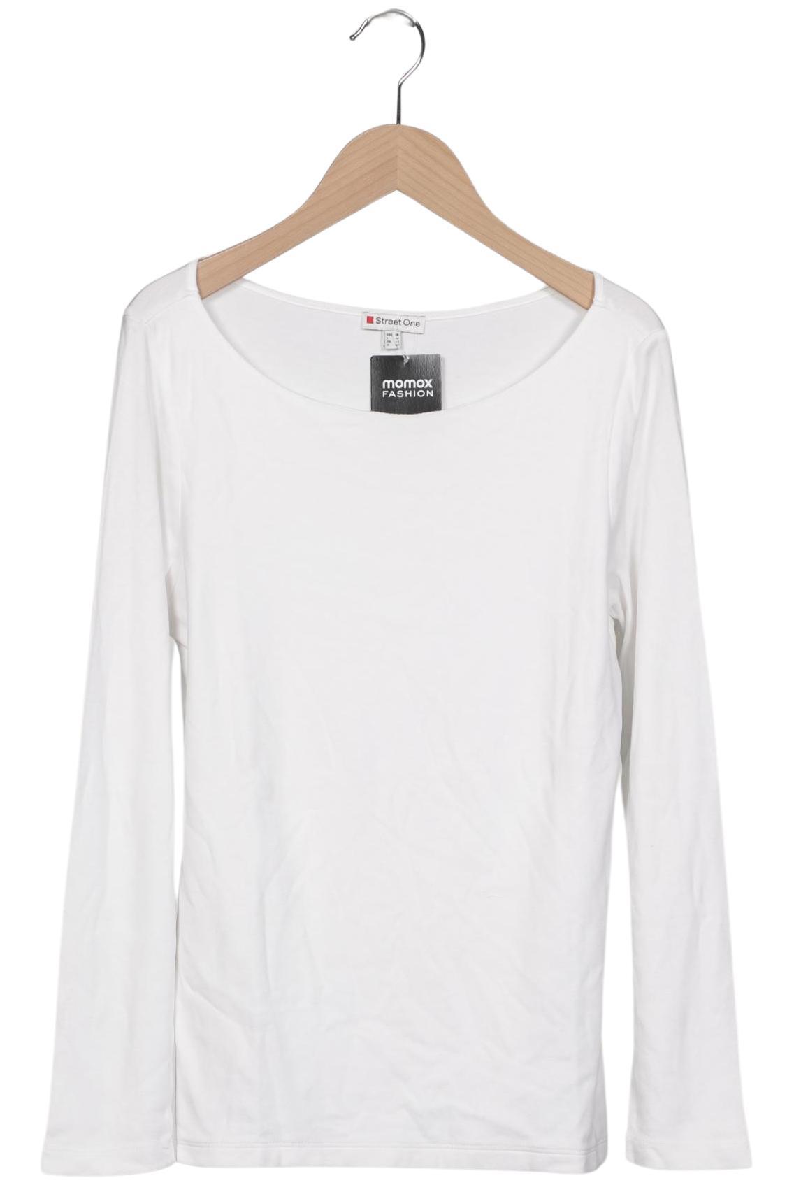 

Street One Damen Langarmshirt, weiß, Gr. 38