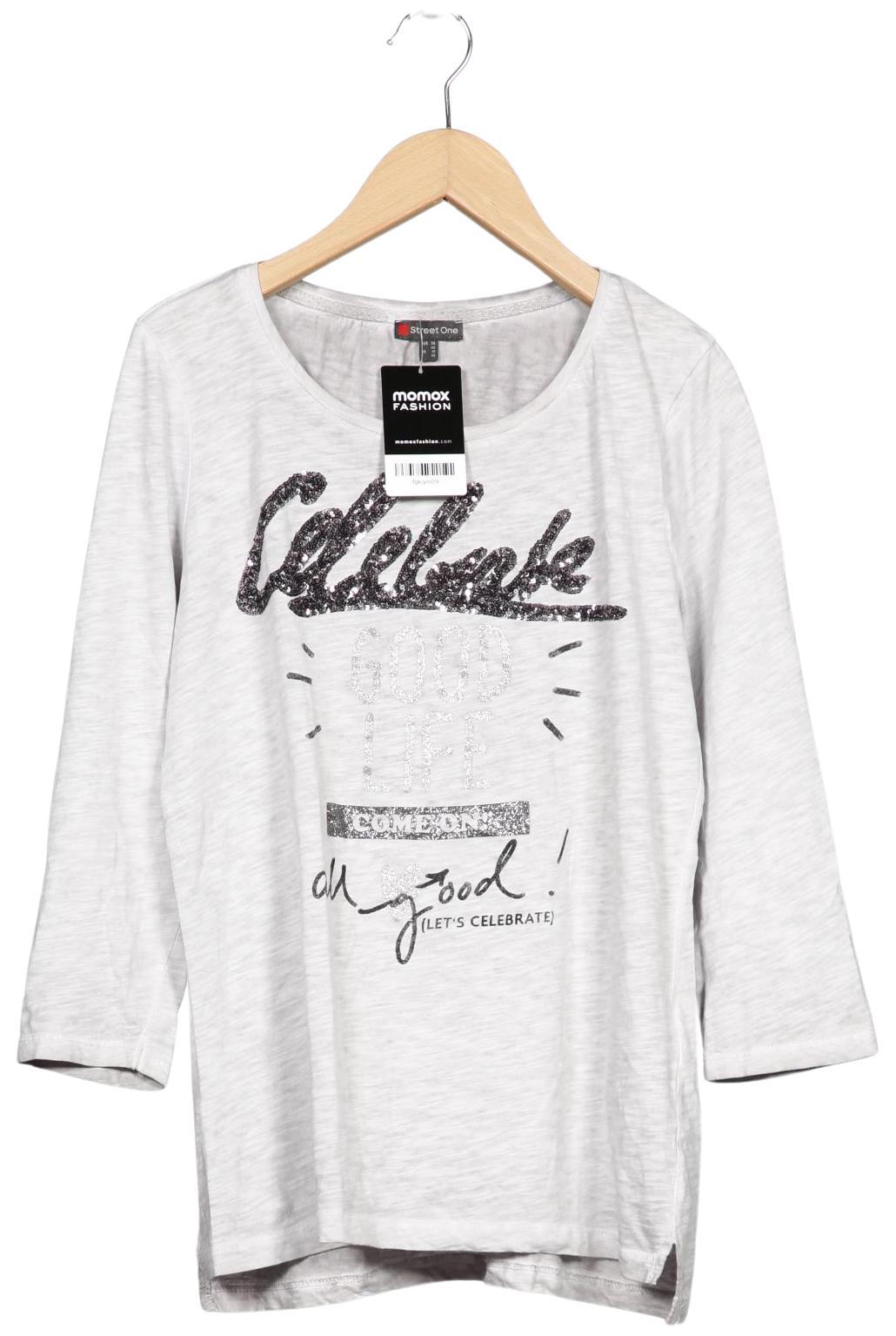 

Street One Damen Langarmshirt, grau, Gr. 36