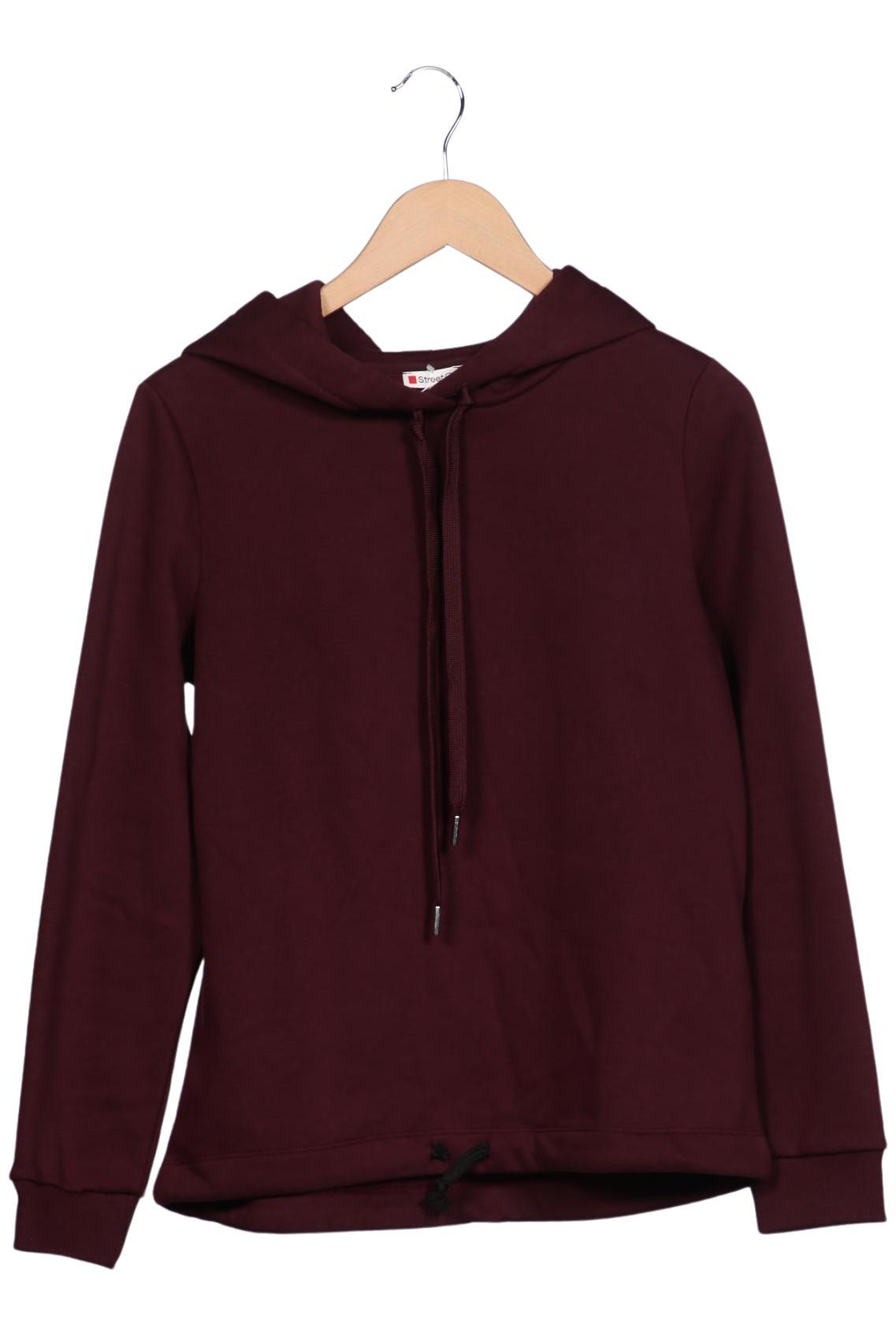 

Street One Damen Kapuzenpullover, bordeaux, Gr. 36