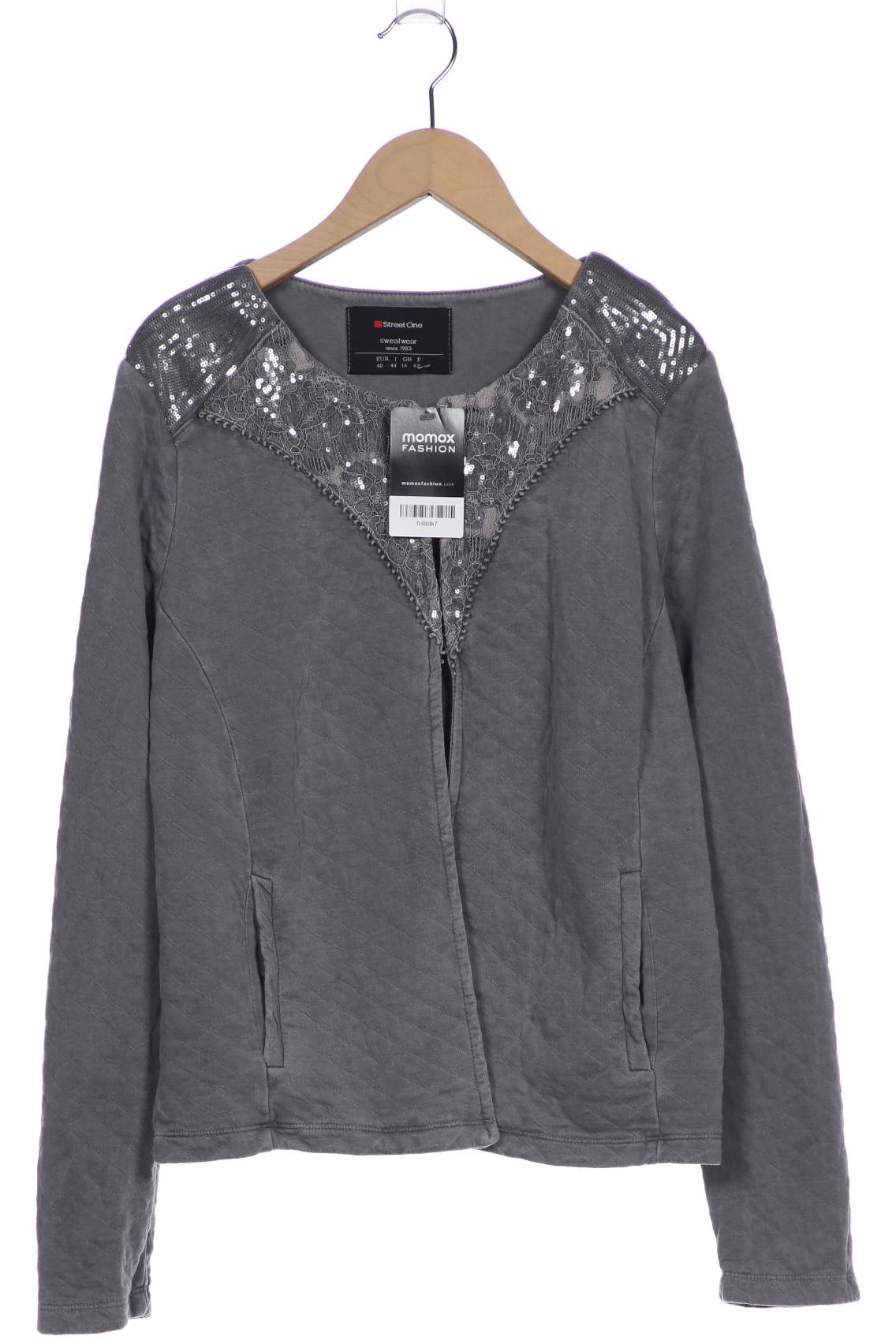 

Street One Damen Strickjacke, grau, Gr. 40