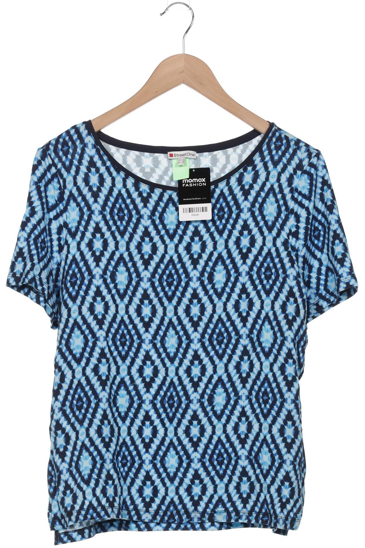 

Street One Damen T-Shirt, blau, Gr. 40