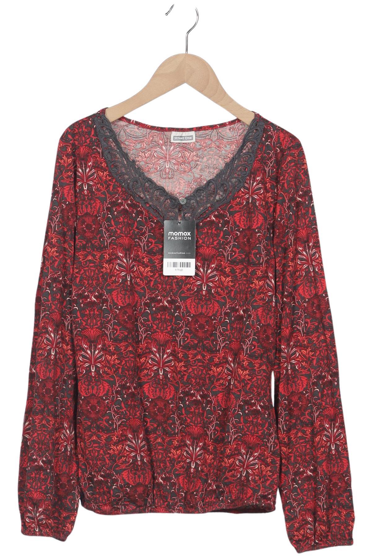 

Street One Damen Langarmshirt, rot, Gr. 38
