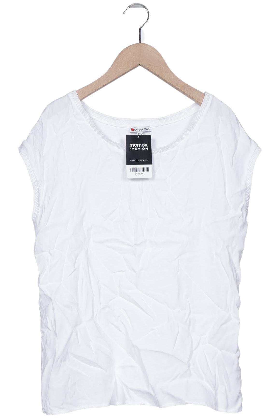 

Street One Damen T-Shirt, weiß, Gr. 38