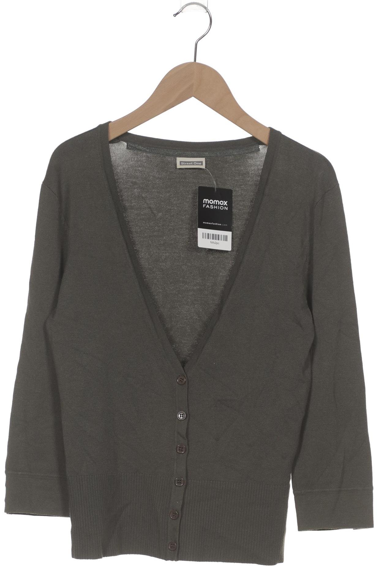 

Street One Damen Strickjacke, grün, Gr. 38