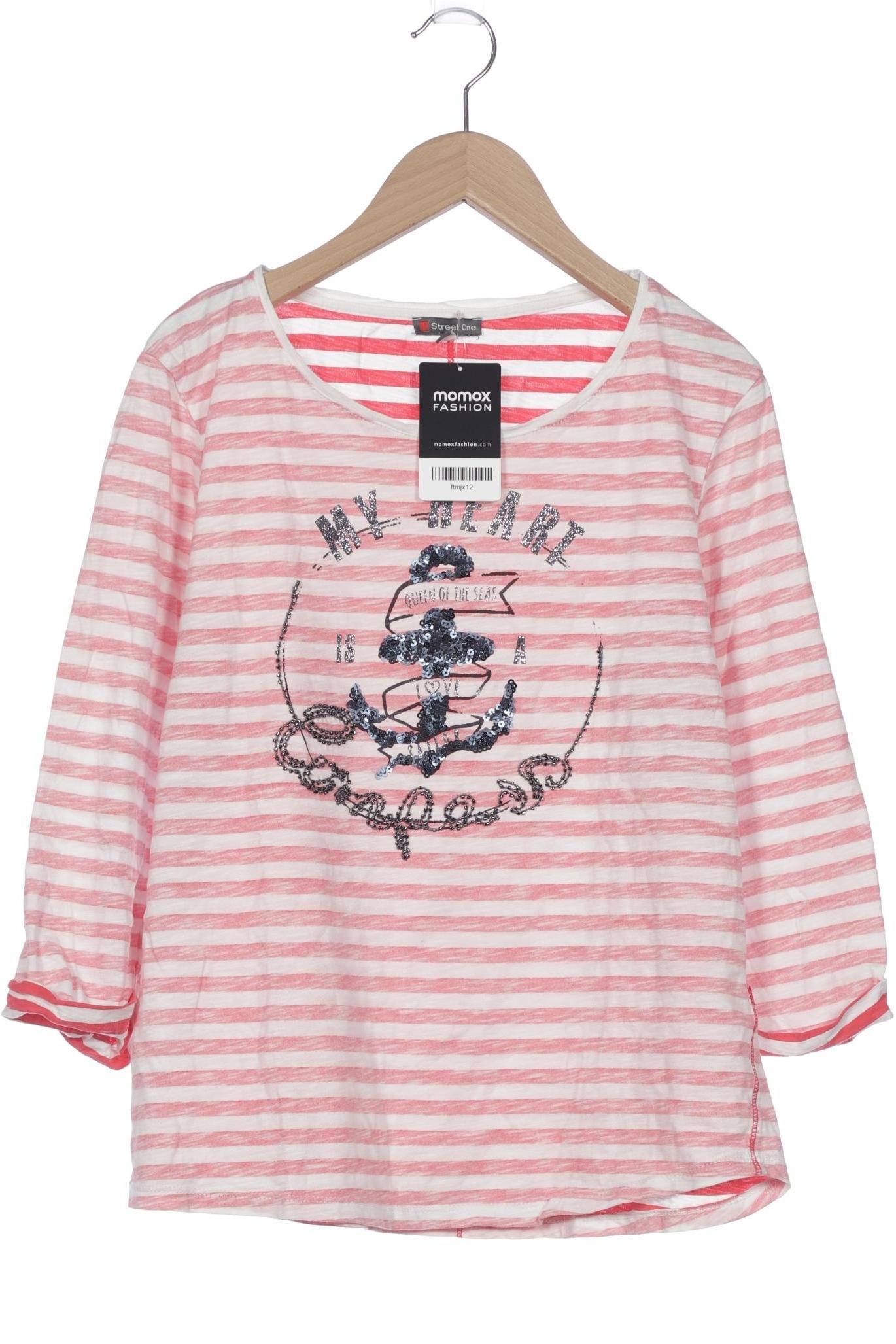 

Street One Damen Langarmshirt, pink, Gr. 40