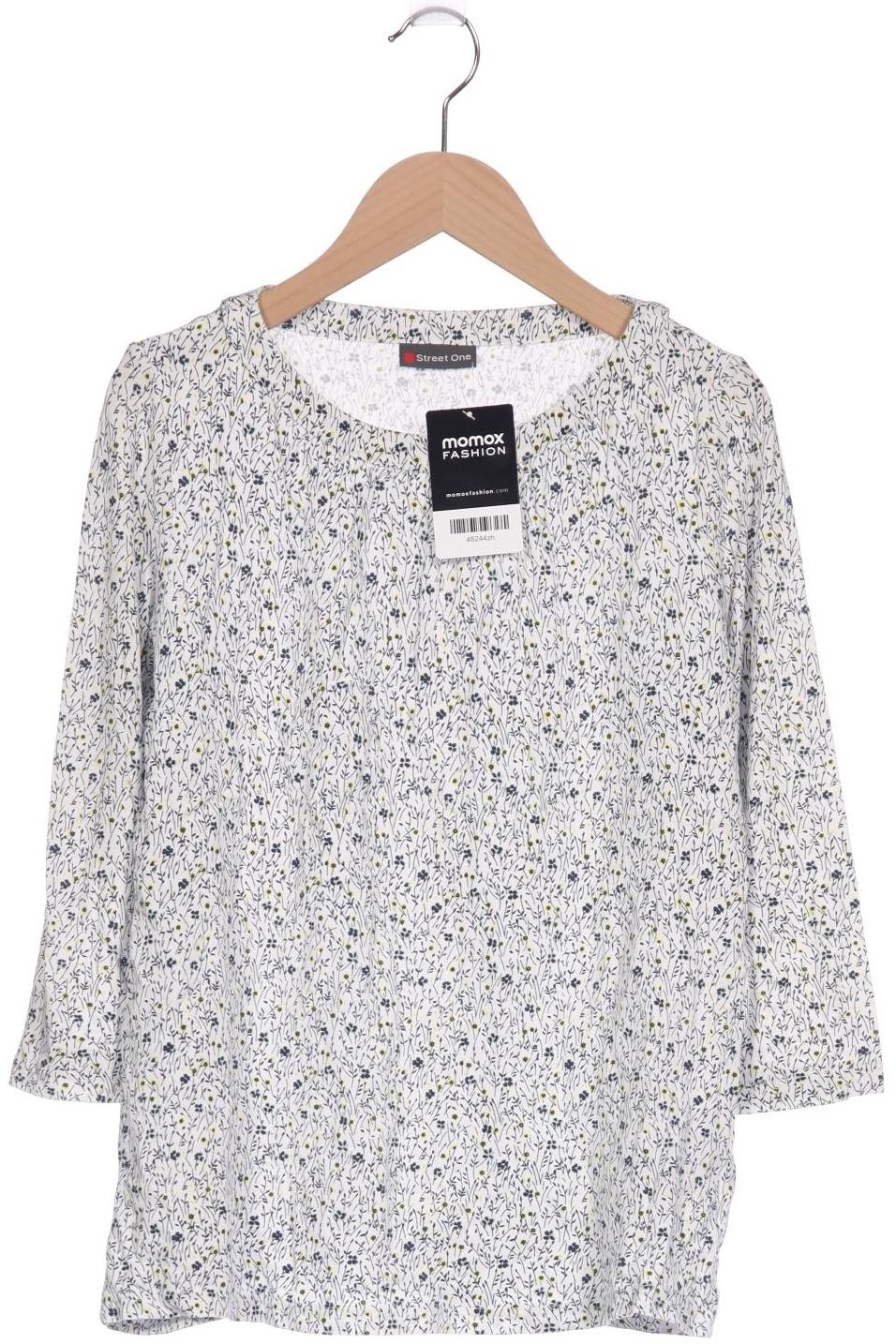 

Street One Damen Langarmshirt, weiß, Gr. 36