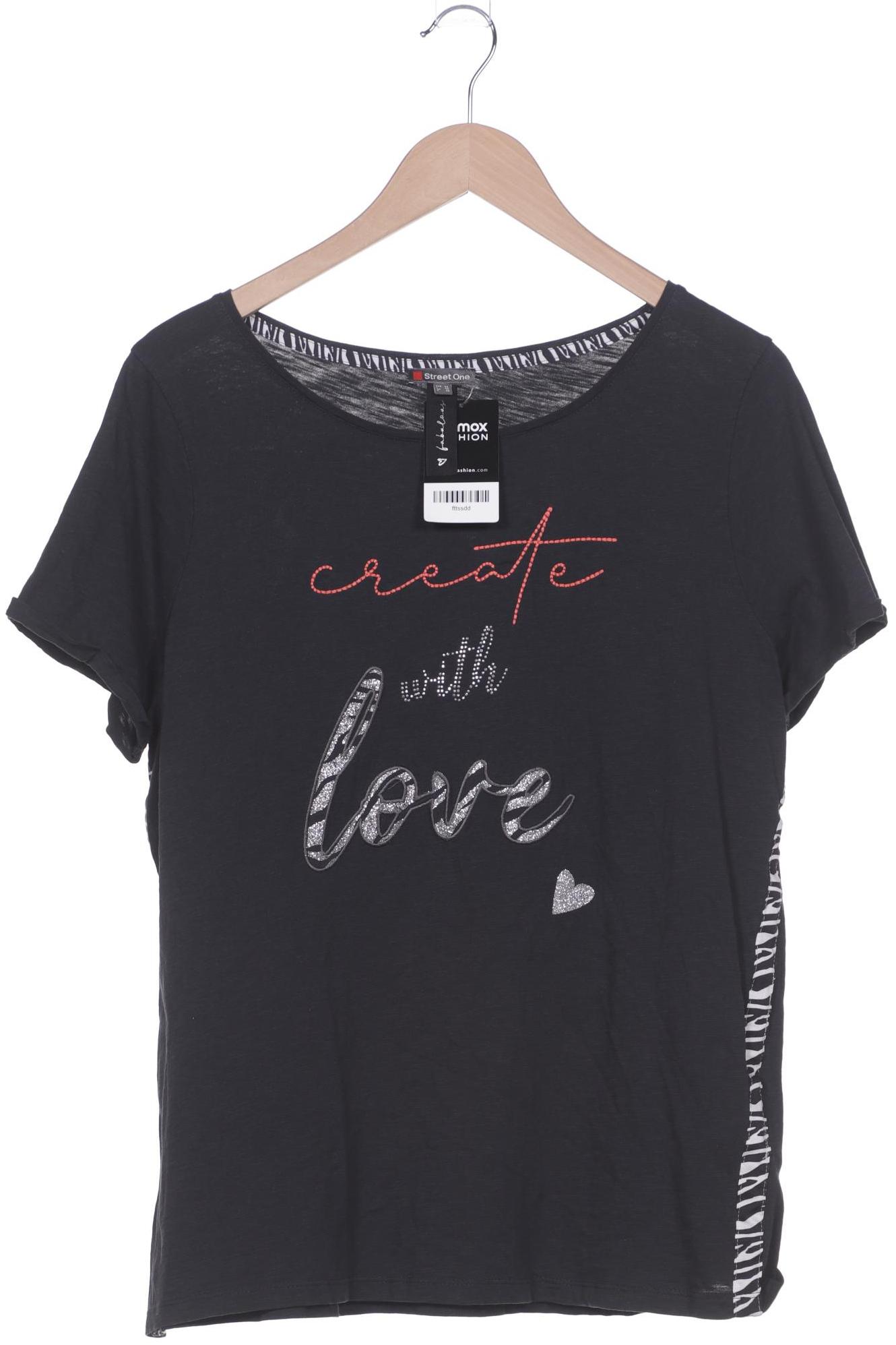 

Street One Damen T-Shirt, schwarz