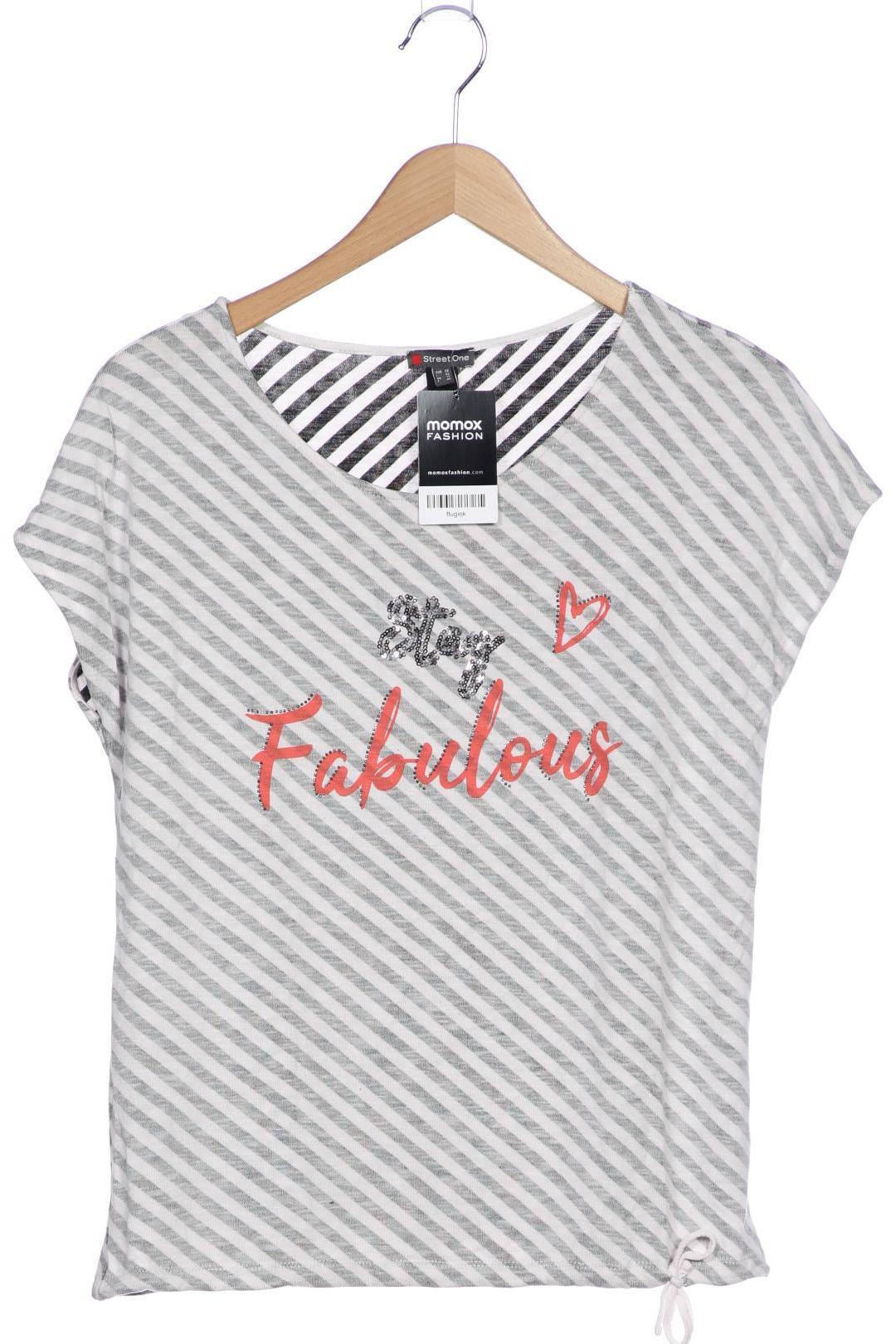

Street One Damen T-Shirt, grau, Gr. 38