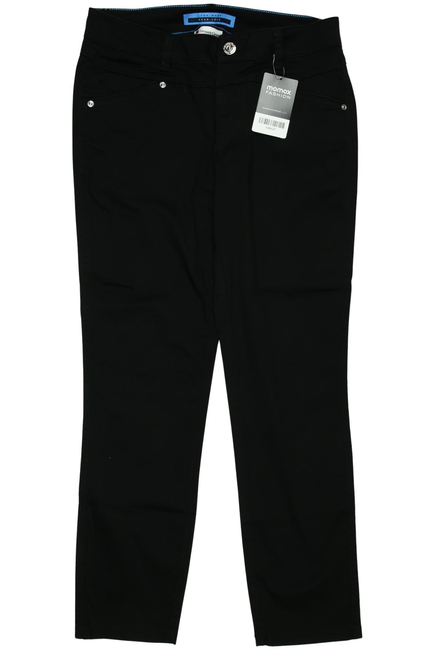 

Street One Damen Stoffhose, schwarz, Gr. 36