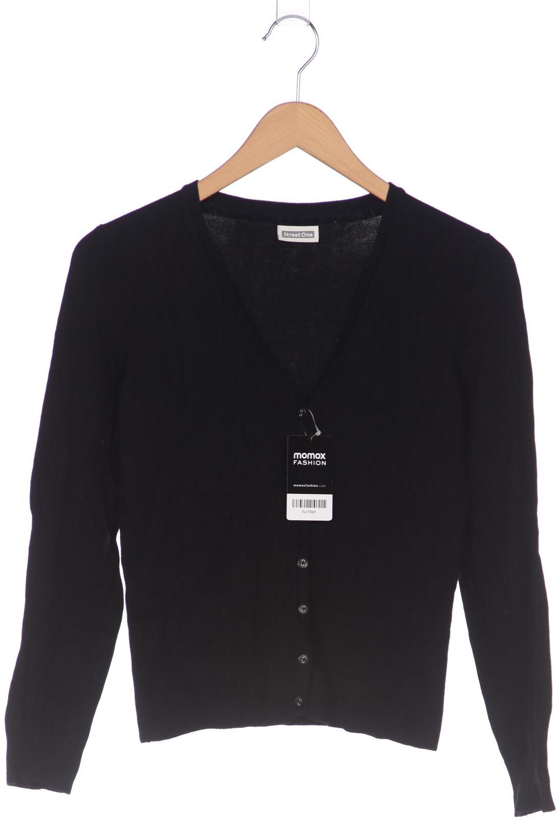 

Street One Damen Strickjacke, schwarz, Gr. 38