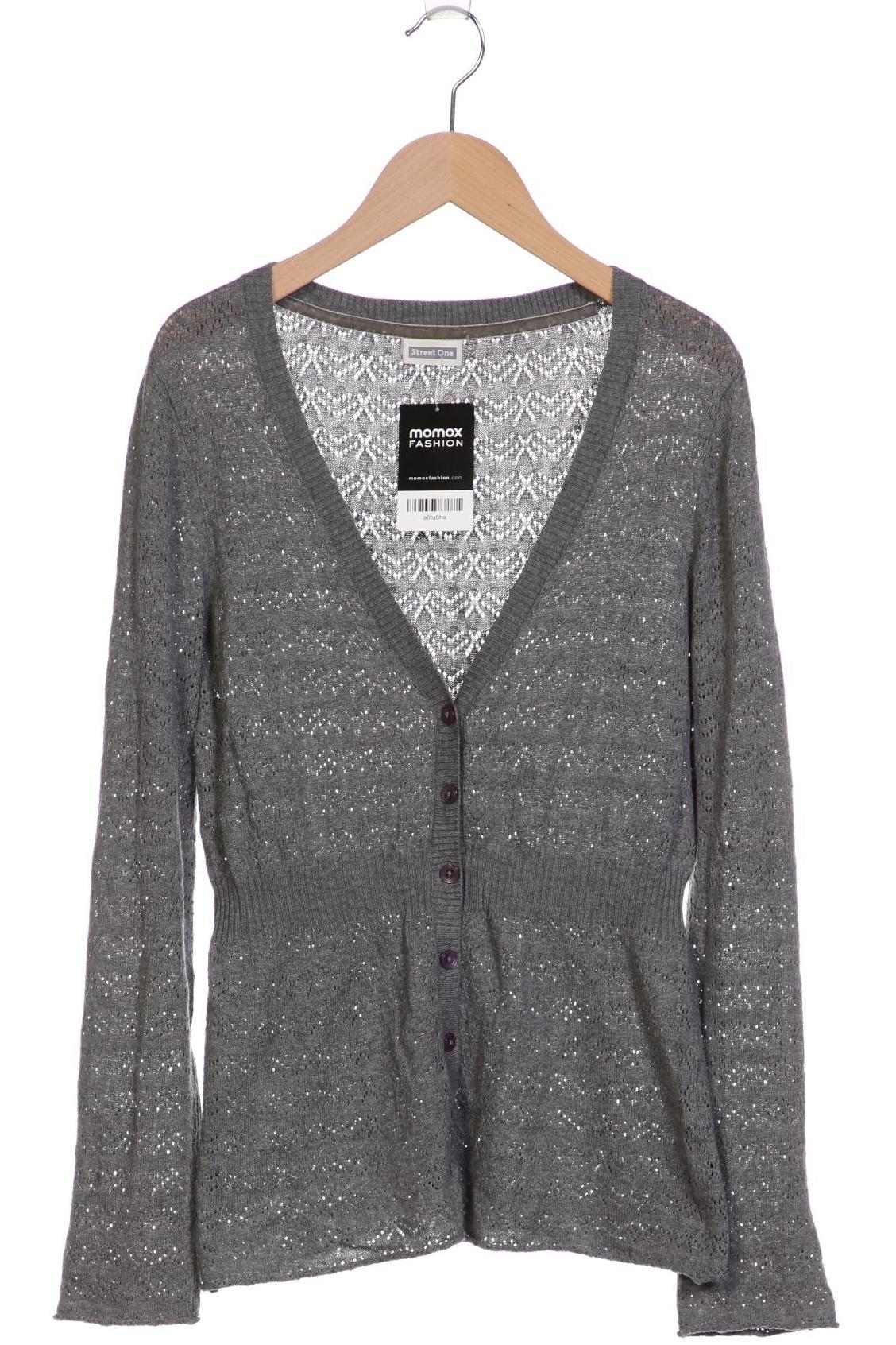 

Street One Damen Strickjacke, grau, Gr. 38