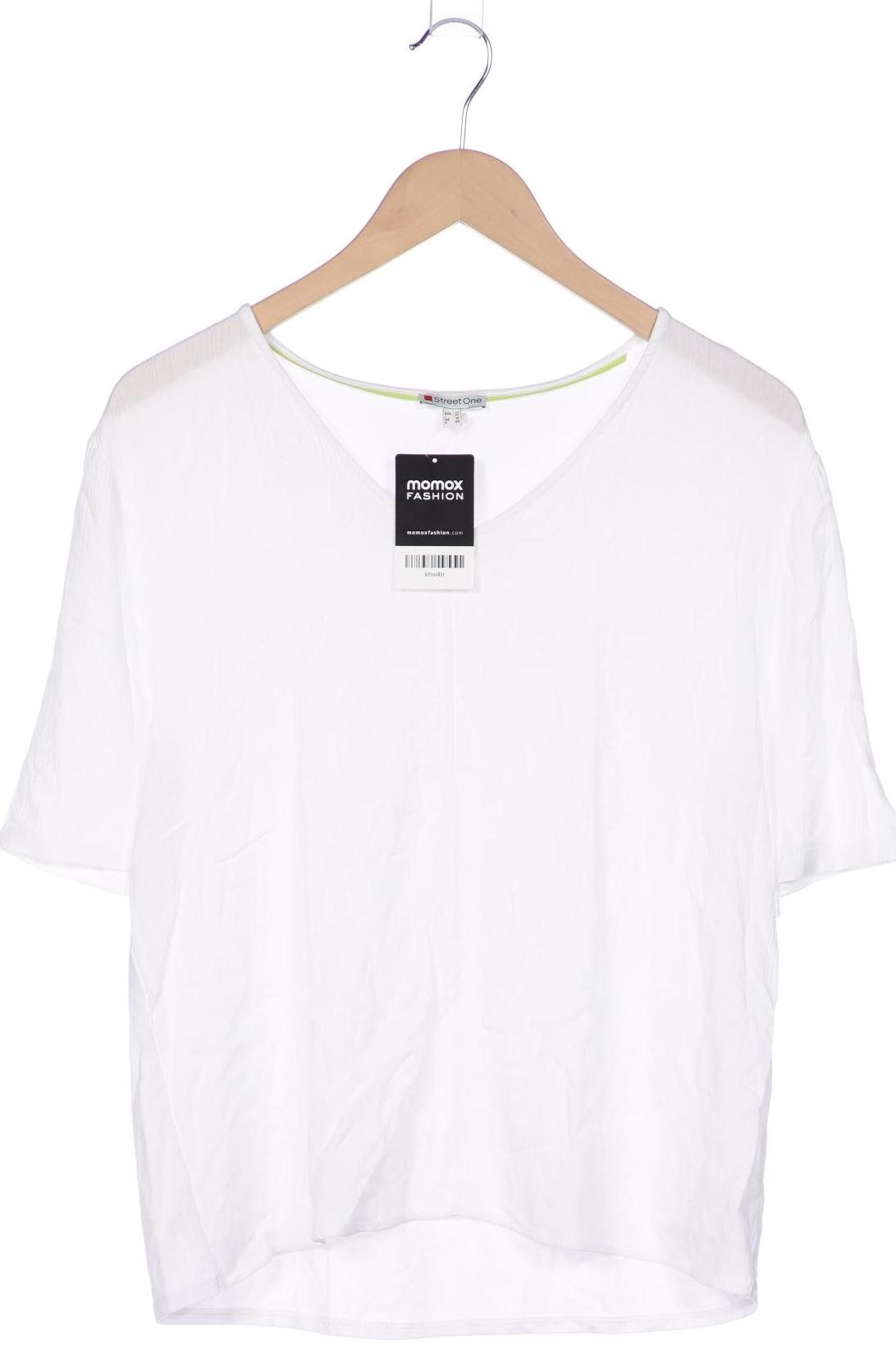 

Street One Damen T-Shirt, weiß, Gr. 38