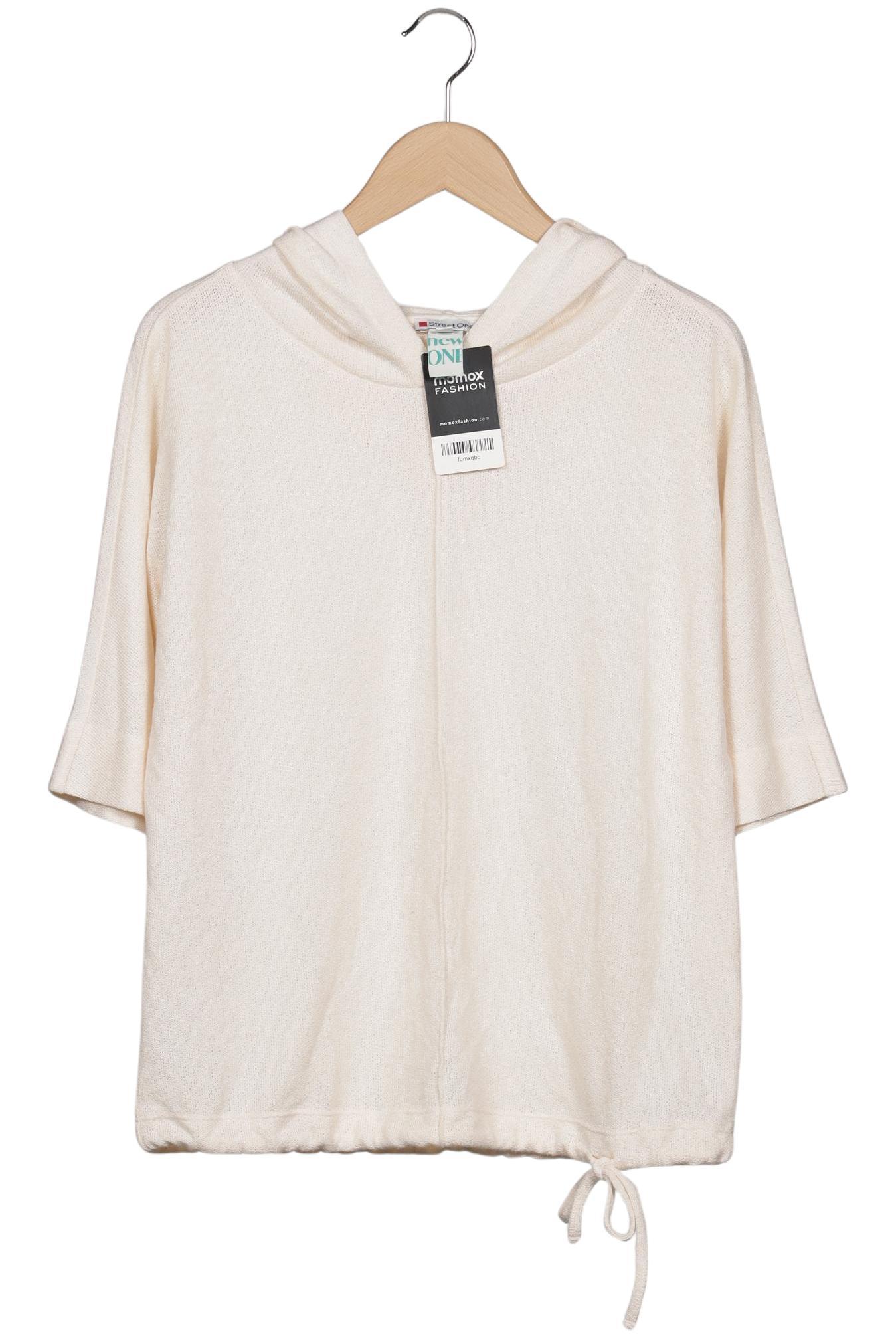 

Street One Damen Kapuzenpullover, cremeweiß, Gr. 40